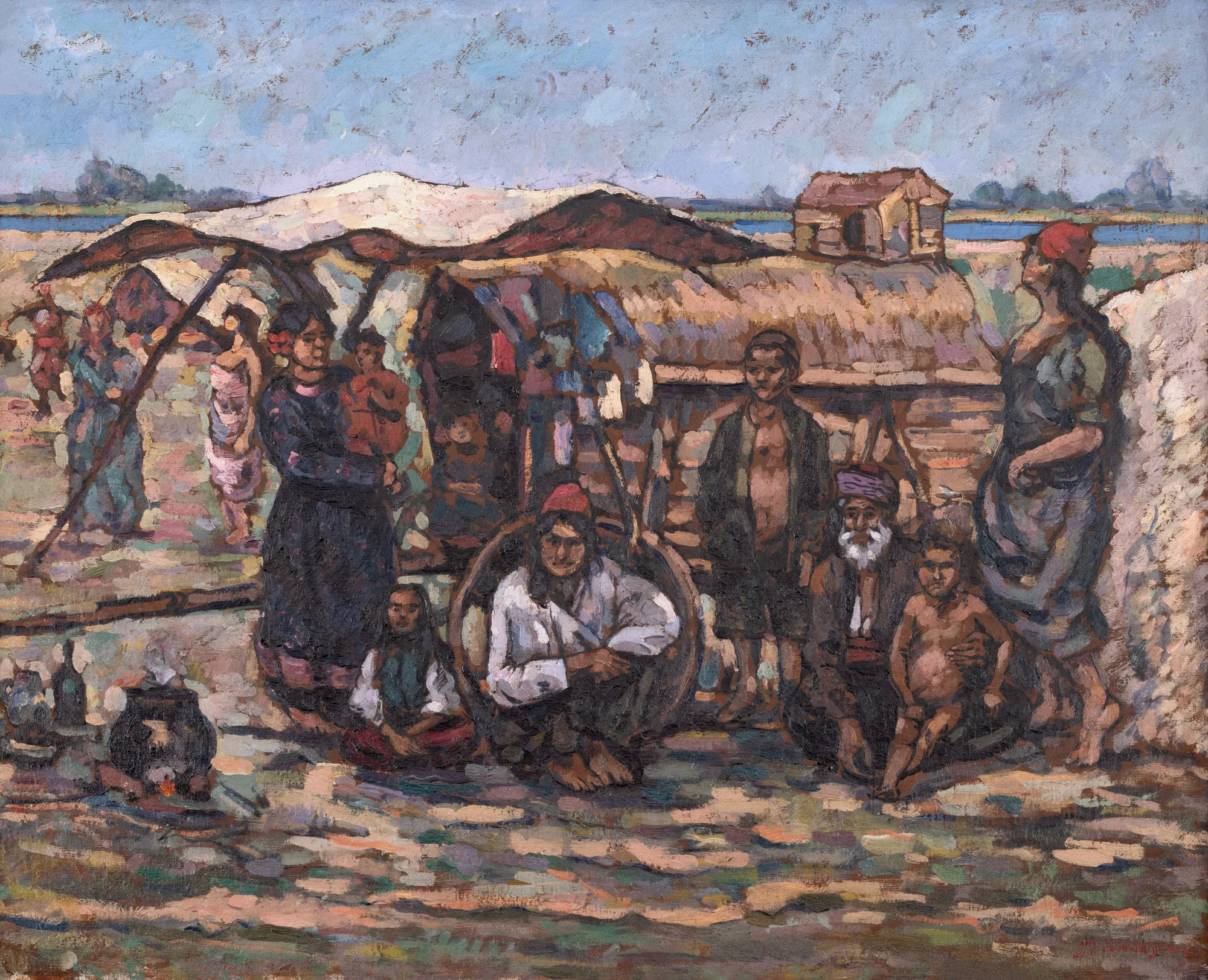 Familie de turci în Dobrogea