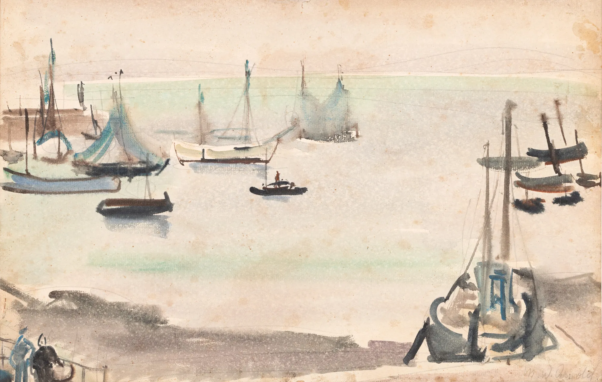 Port in Normandy