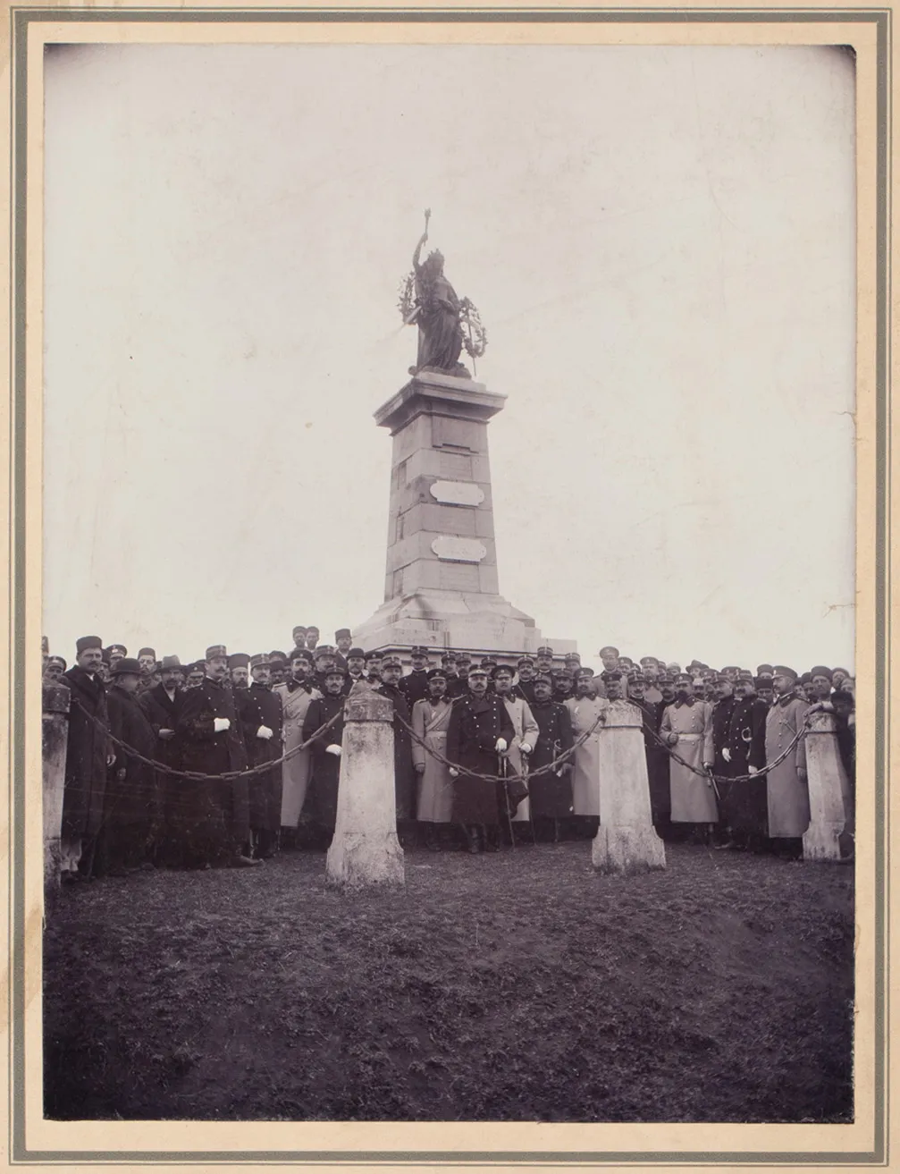 Fotografie ilustrandu-l pe Generalul Constantin Boerescu, Vidin, 1908, provine din colecția familiei Boerescu