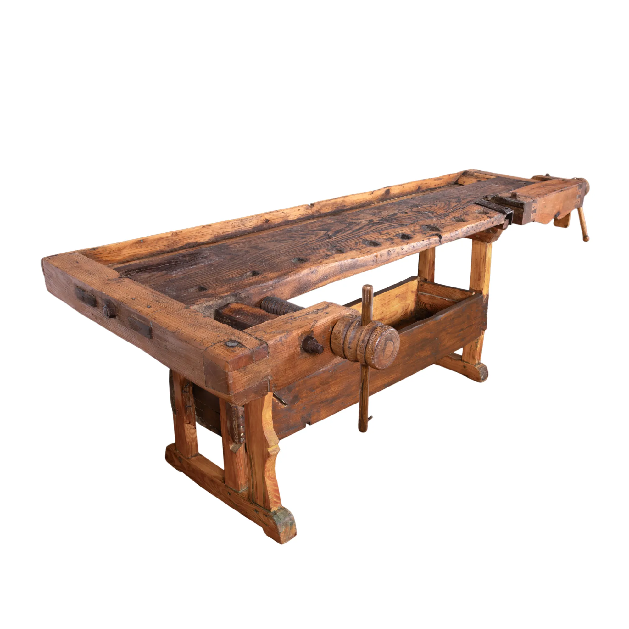 Banc de lucru pentru tâmplărie, din lemn, sfârșitul sec. XIX