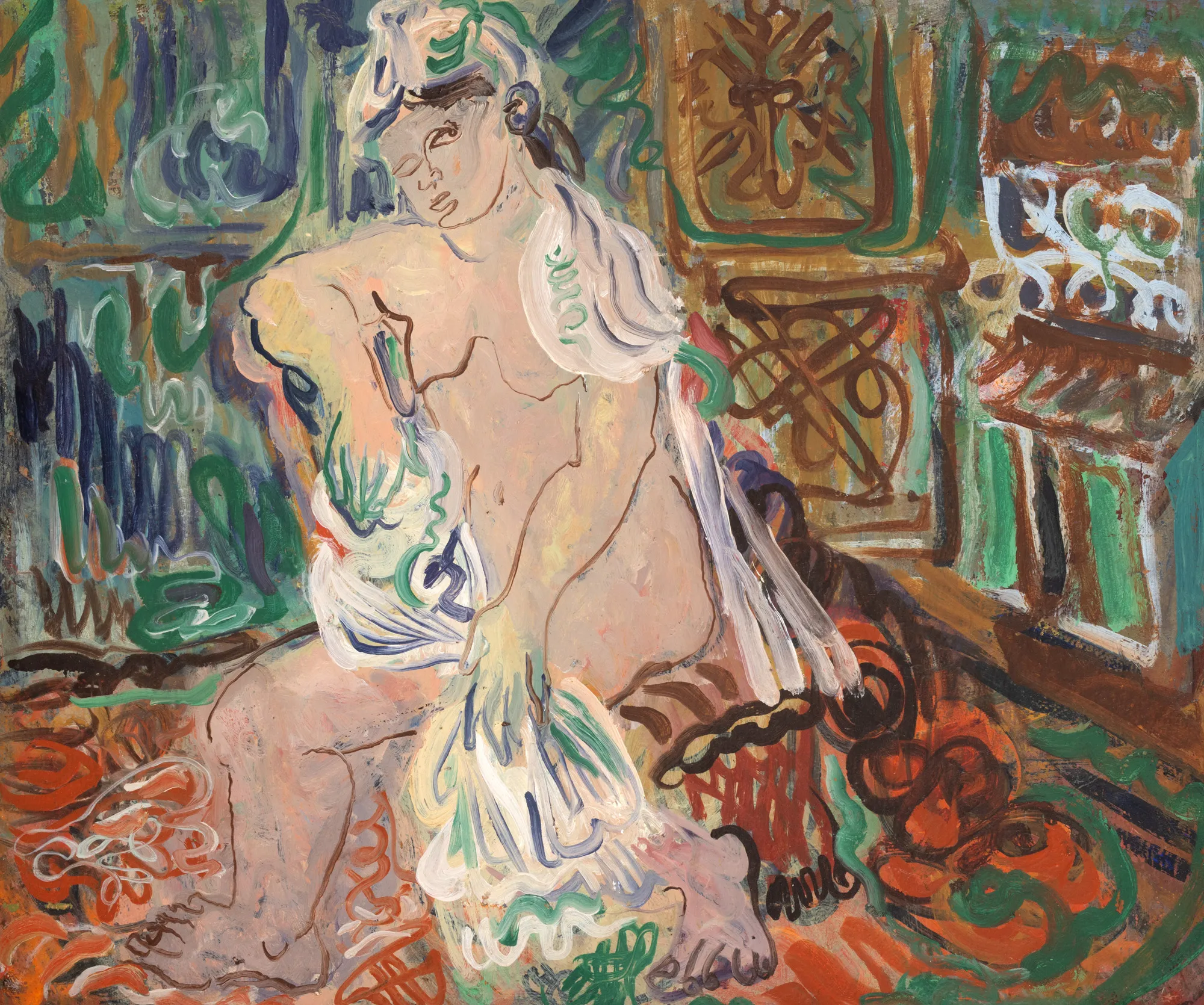 Woman in Interior