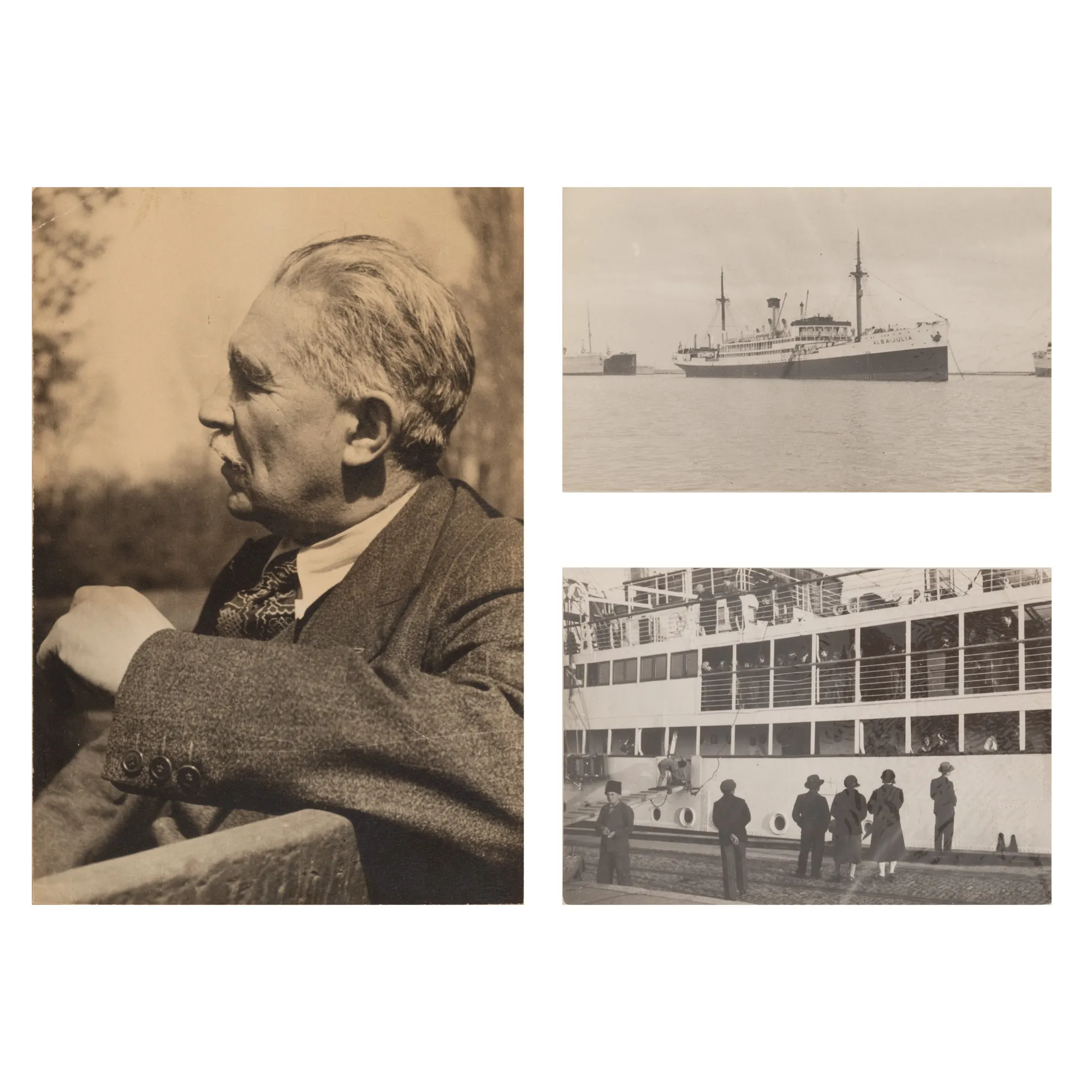 Album fotografic cu 127 de fotografii pe teme navale realizate de inginerul Ion D. Ghica, perioada interbelică