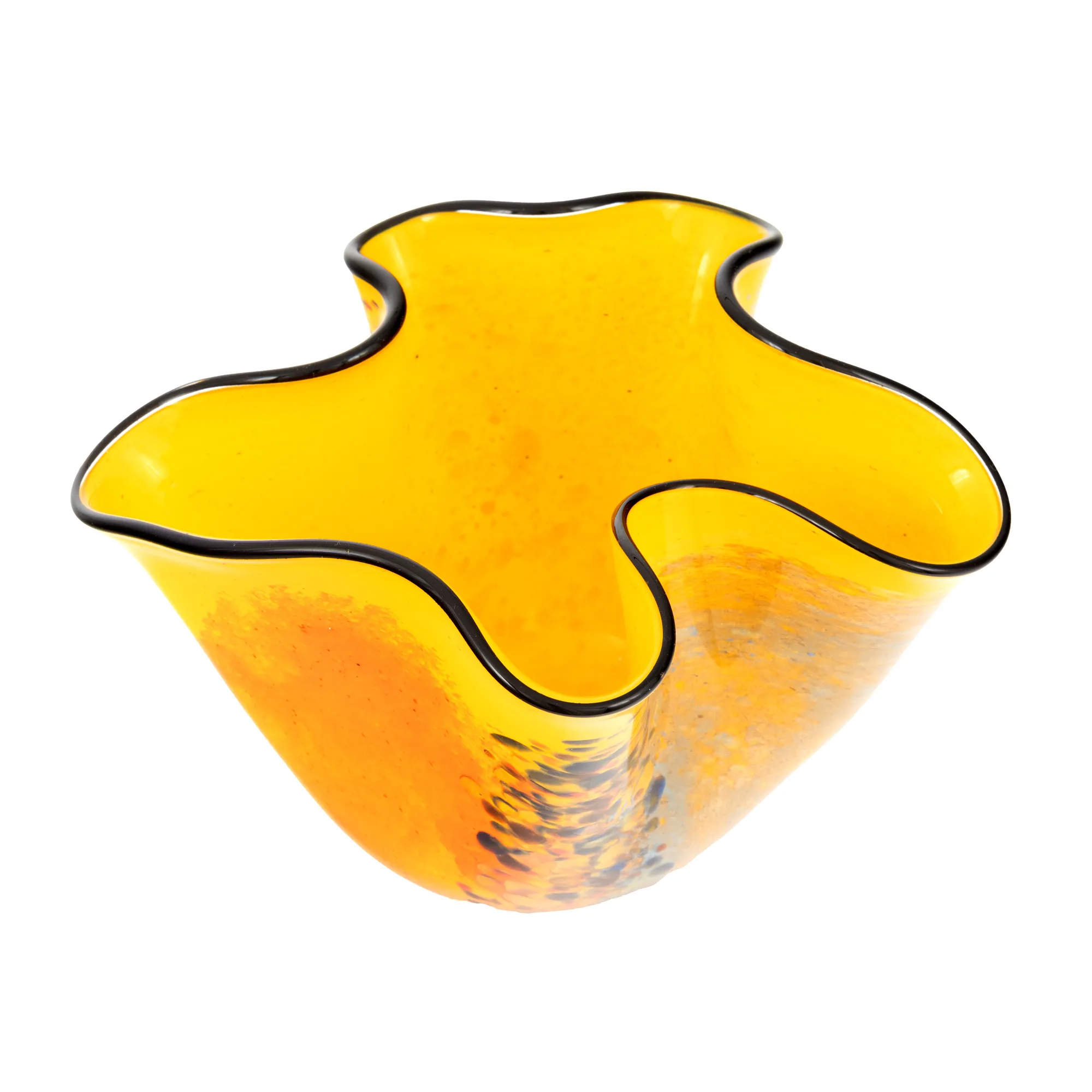 Layered glass vase, design by Ioan Nemțoi