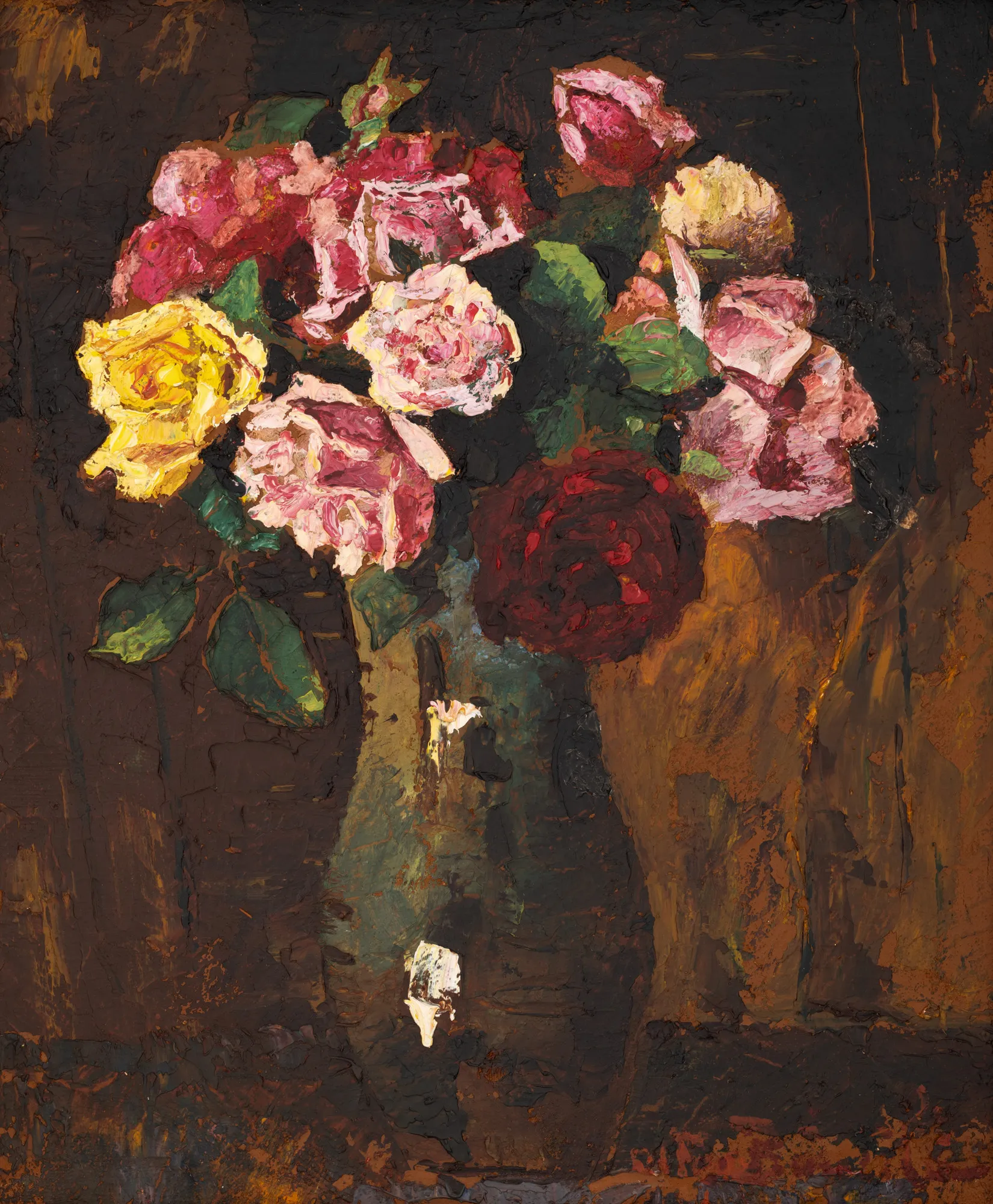 Jar with Roses