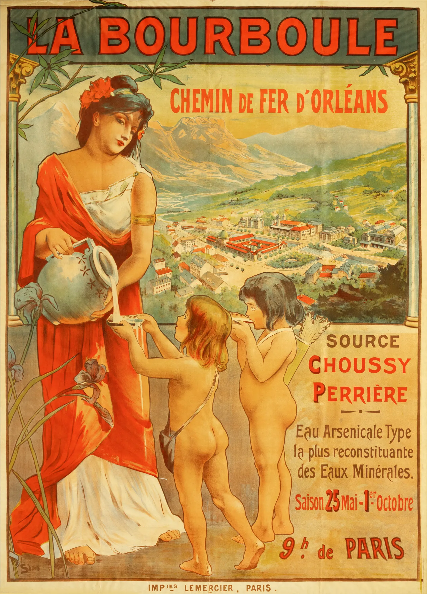 Beneficiile apei minerale ("La Bourboule")