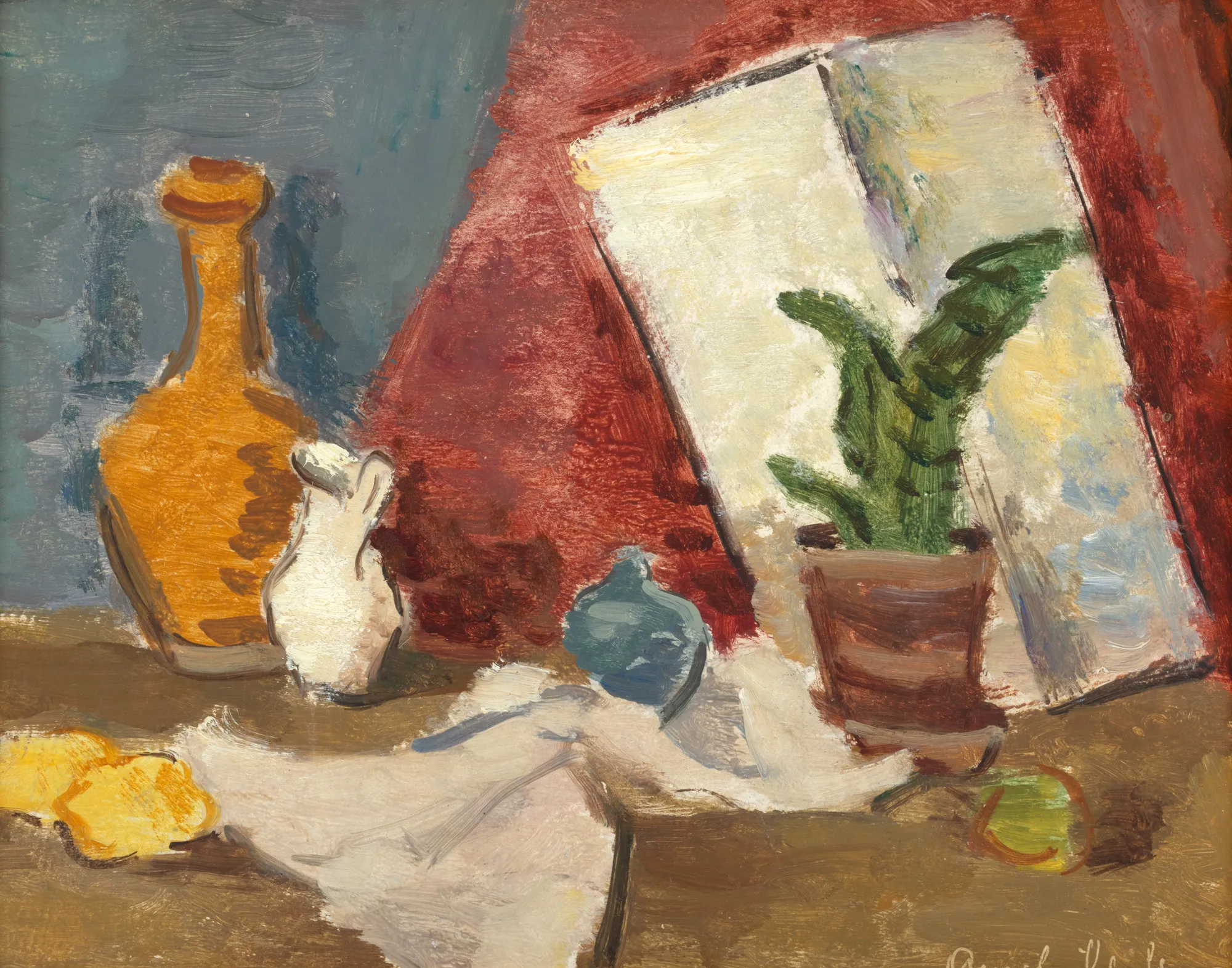 Still Life with Vases and Aloe Vera