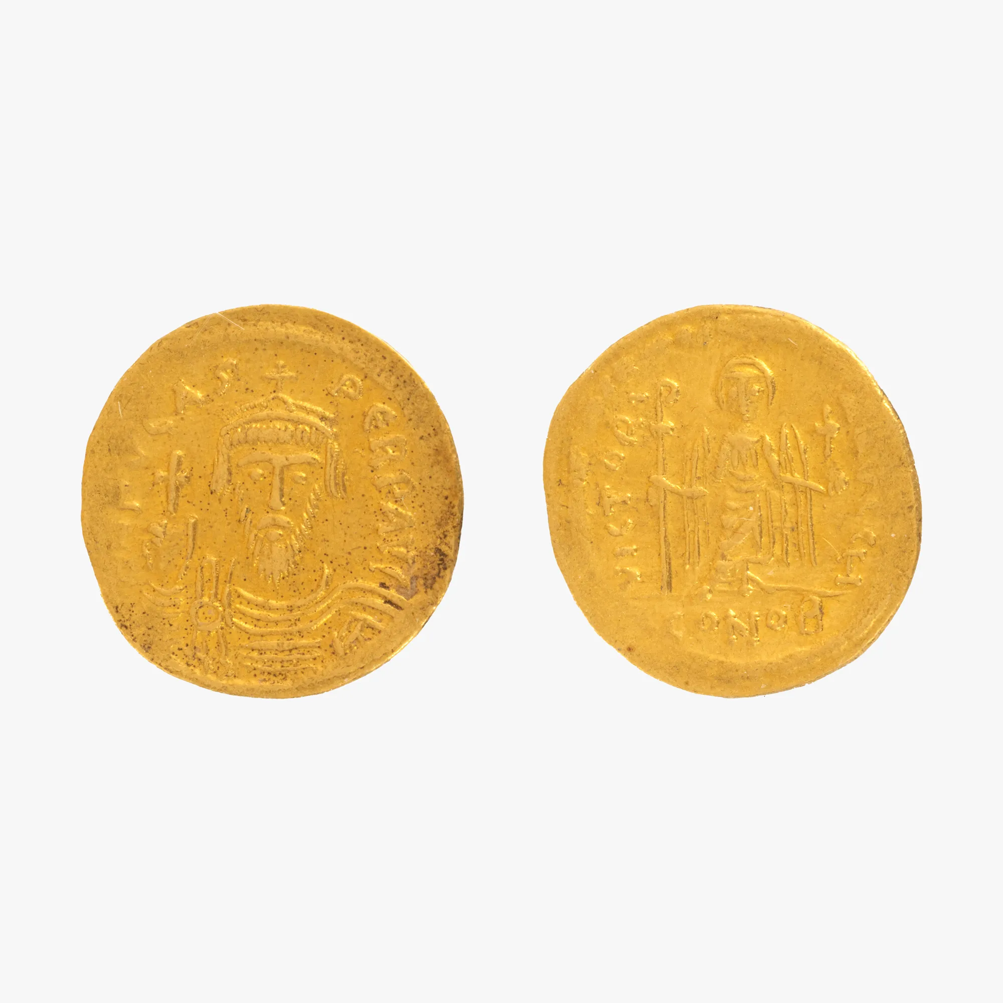 Solidus Coin, Phocas, Byzantine Empire, 603-607 AD, Gold