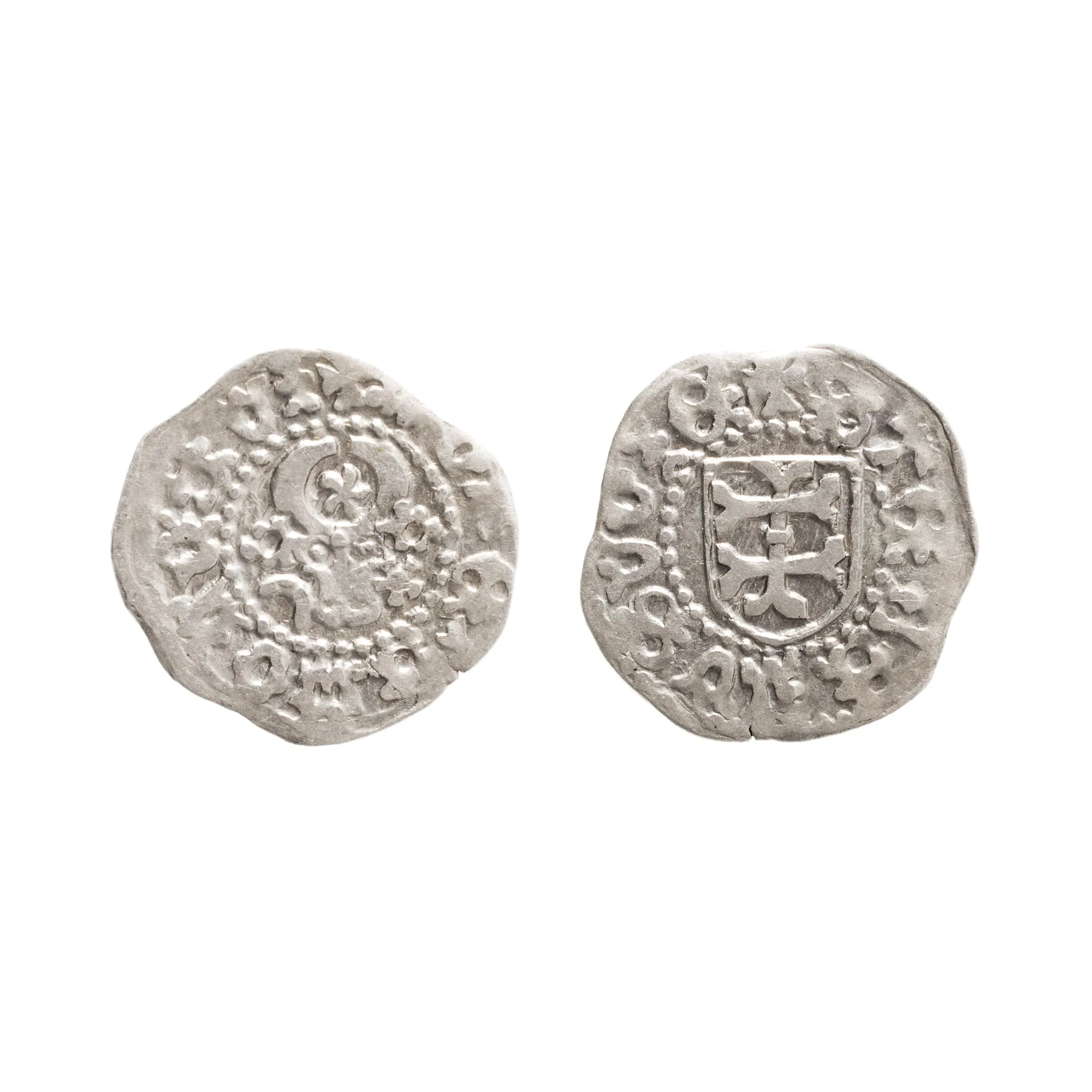 Monedă Gros, Ștefan cel Mare, tip IIa, Moldova, 1457-1504, argint