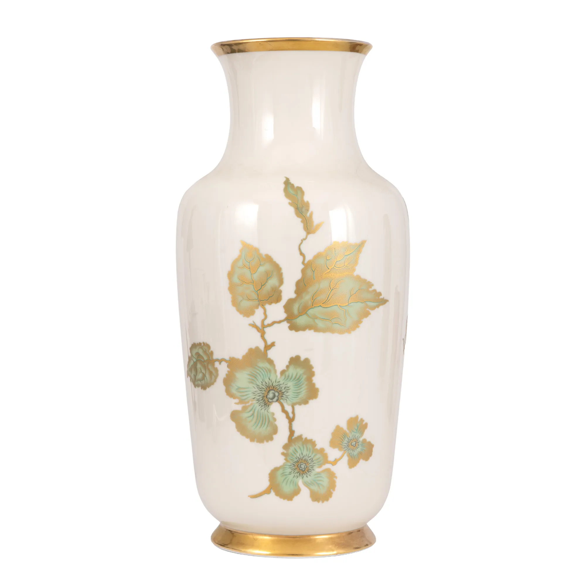 Gerold Porcelain Vase, made of porcelain, for flowers, decorated with floral motifs
