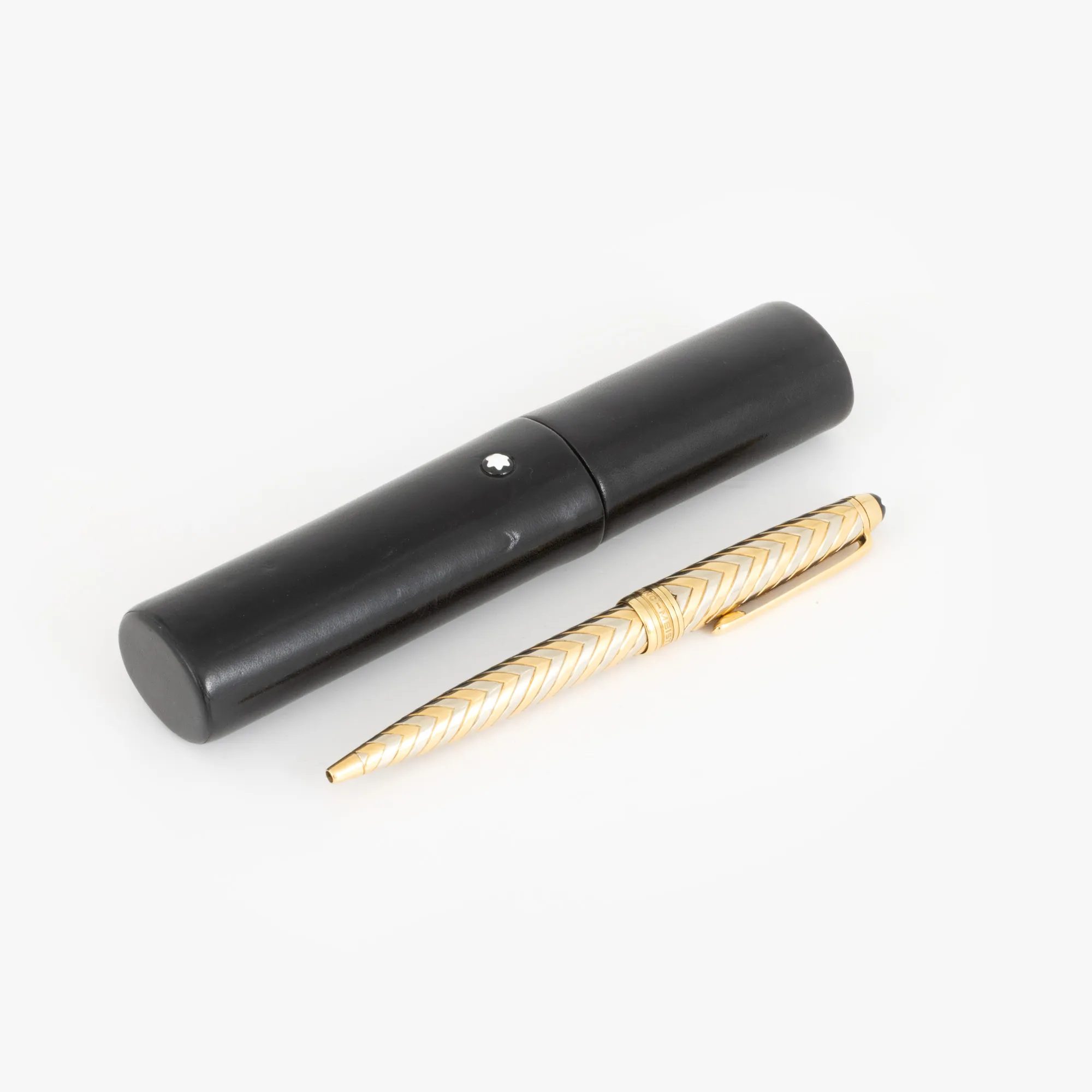 Pix Montblanc Meisterstuck, din aur, însoțit de etui original