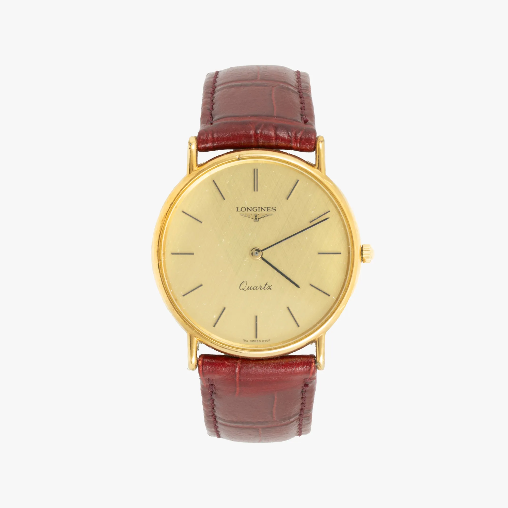 Ceas Longines La Grande Classique, din oțel placat cu aur, de mână, unisex