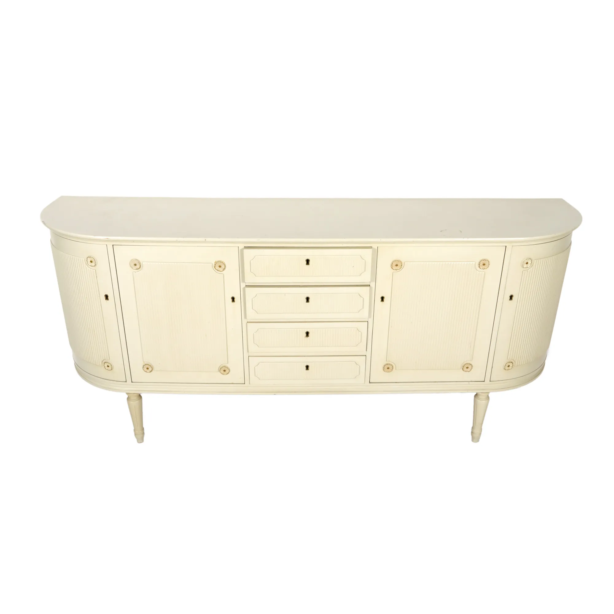 Gustavian style wooden buffet, first half of the 20th century