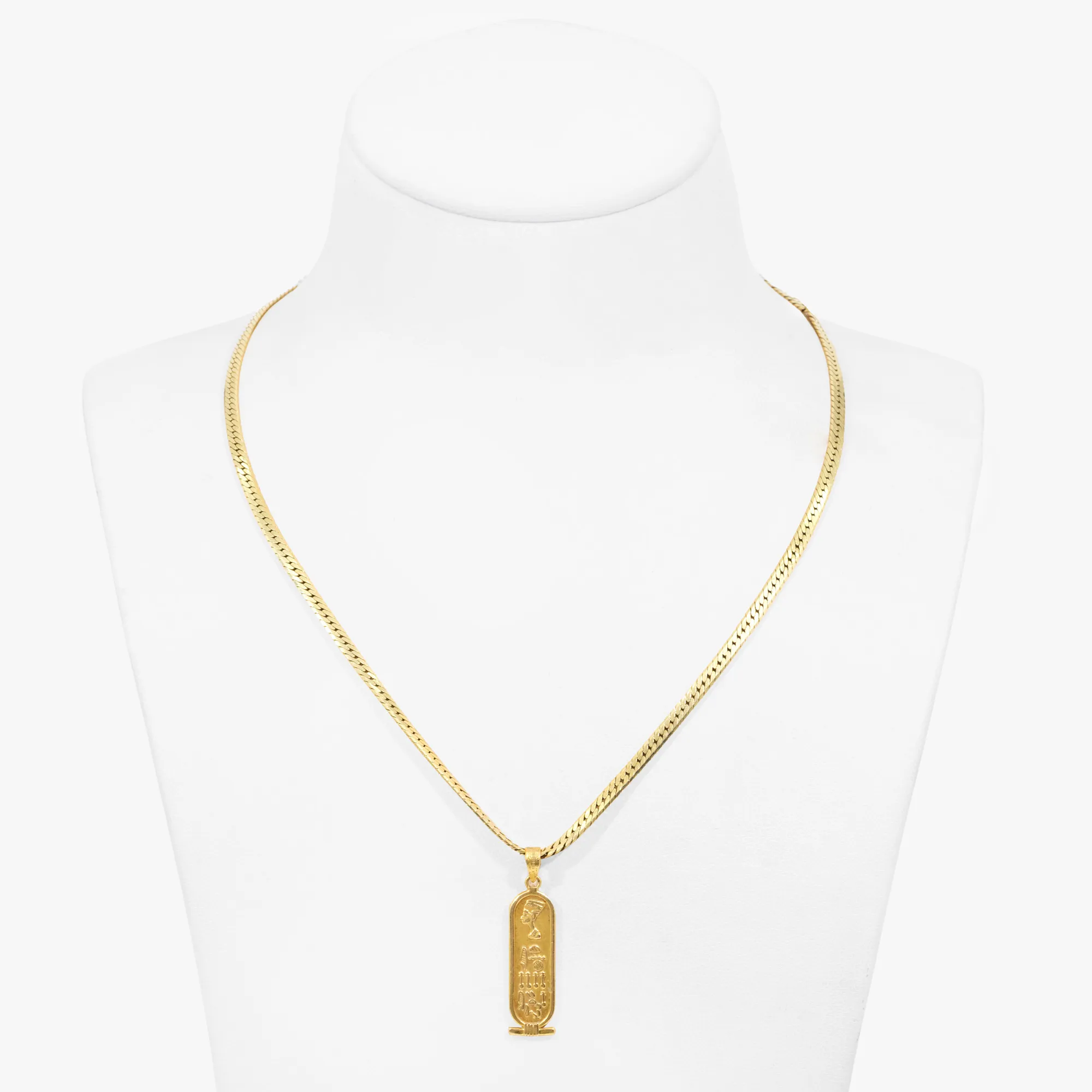 Lanț cu pandantiv din aur, în manieră Egyptian Revival