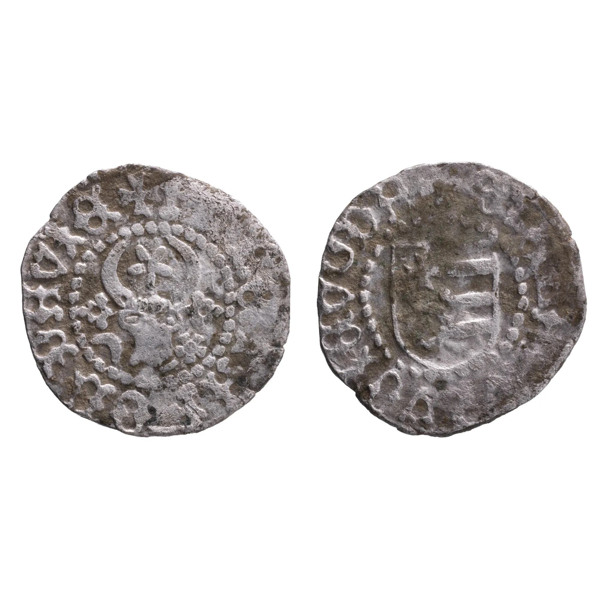 Monedă Gros, Ștefan cel Mare, tip I, Moldova, 1457-1504, argint