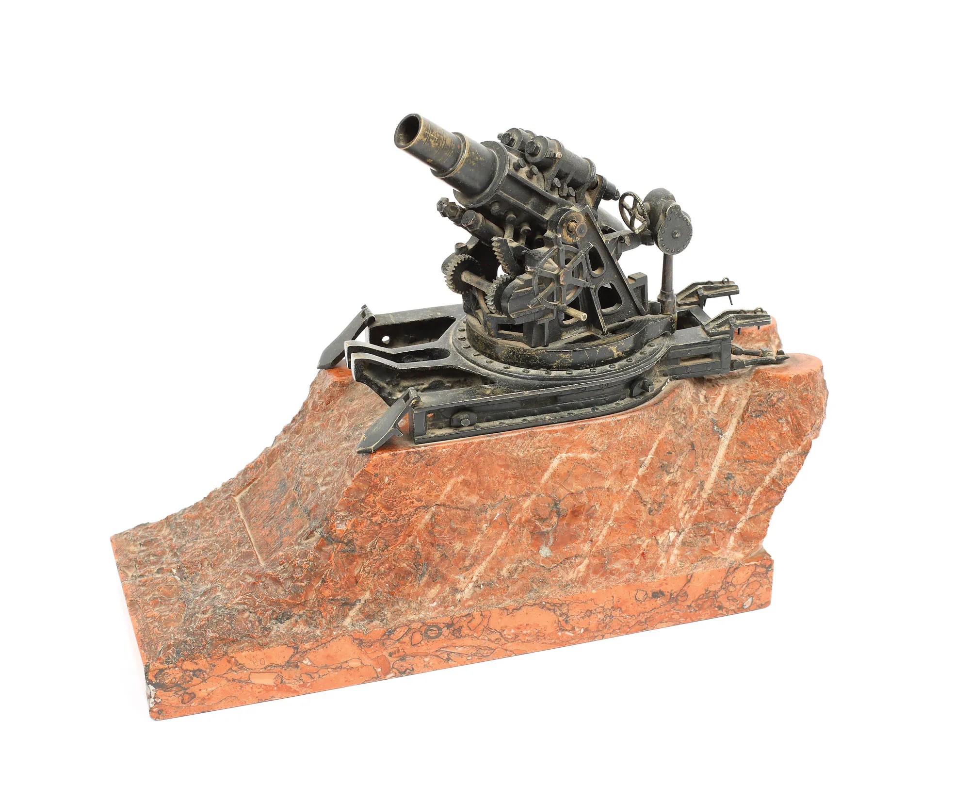 Skoda Mortar Model, 350 mm caliber, equipped by the Austro-Hungarian army, from the First World War period, office piece