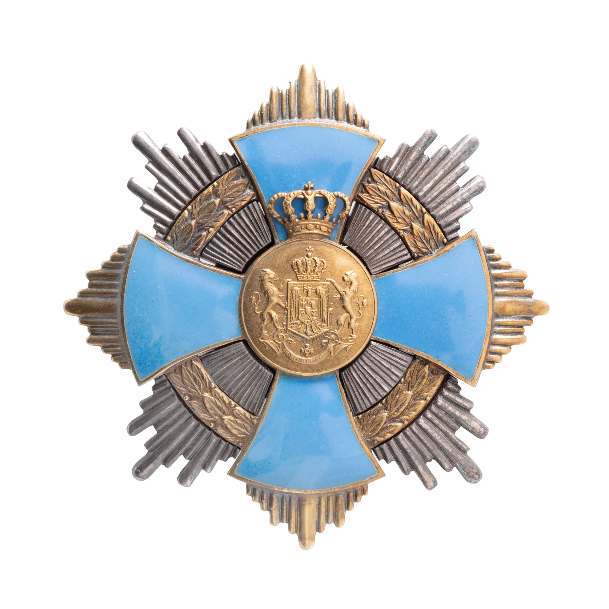 Placa ordinului ”Serviciul Credincios”, în grad de Mare Cruce, model 1932/1935, argint