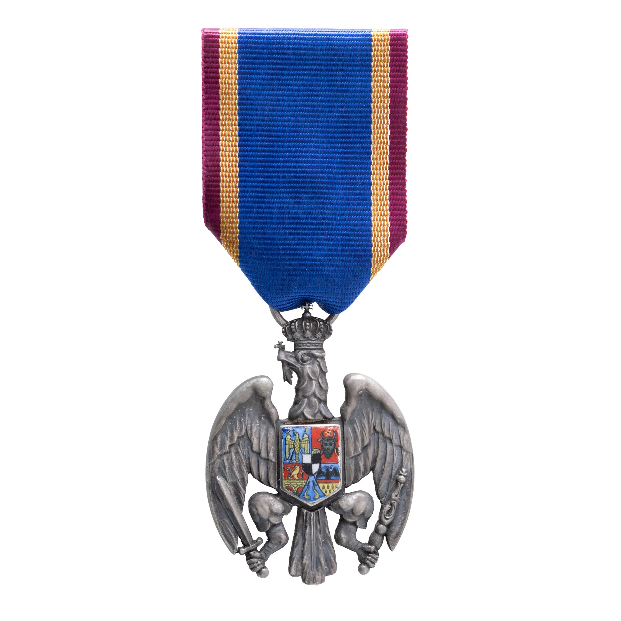 Ordinul ”Vulturul Parlamentar”, în grad de cavaler, perioada interbelică, argint