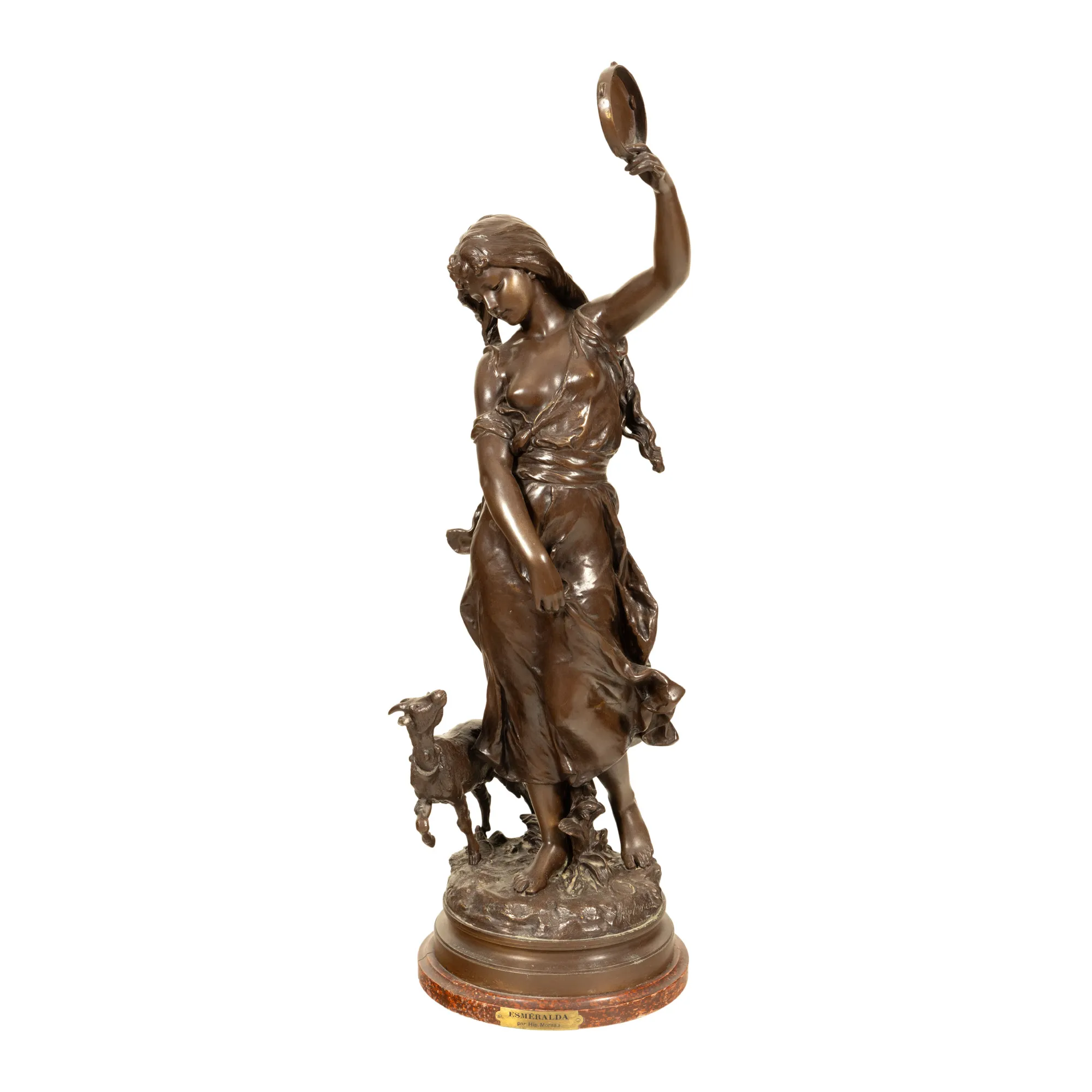 "Odalisk" - decorative bronze statuette, end of the 19th century