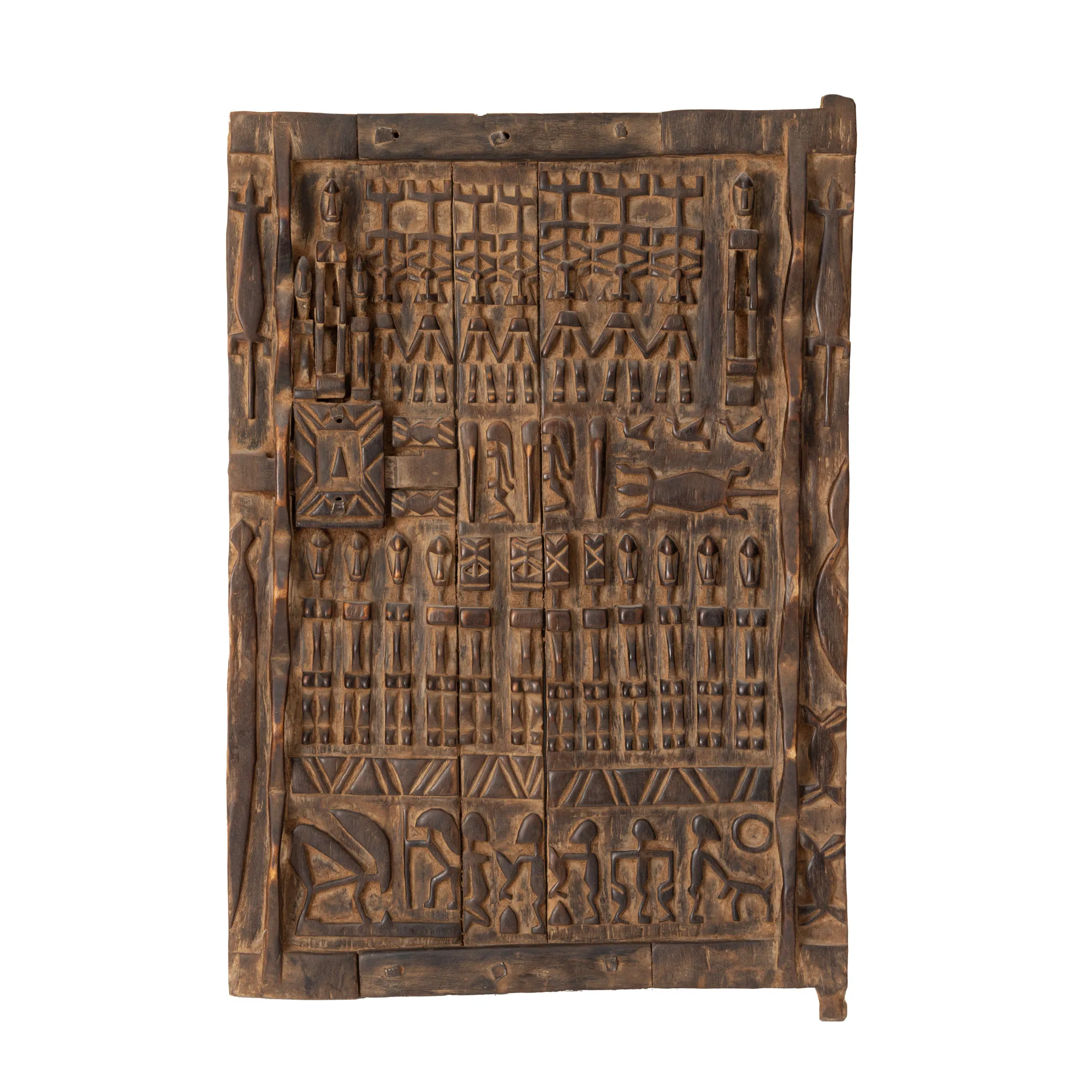 Panou decorativ / ”turtle door”, din lemn exotic, Dogon, Mali