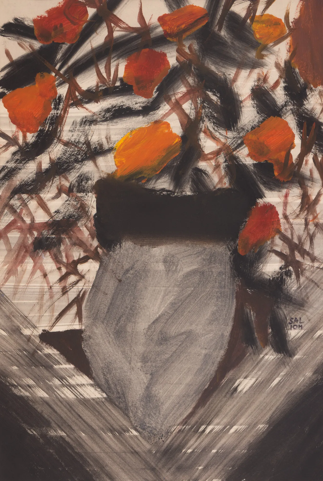 Vase with flowers