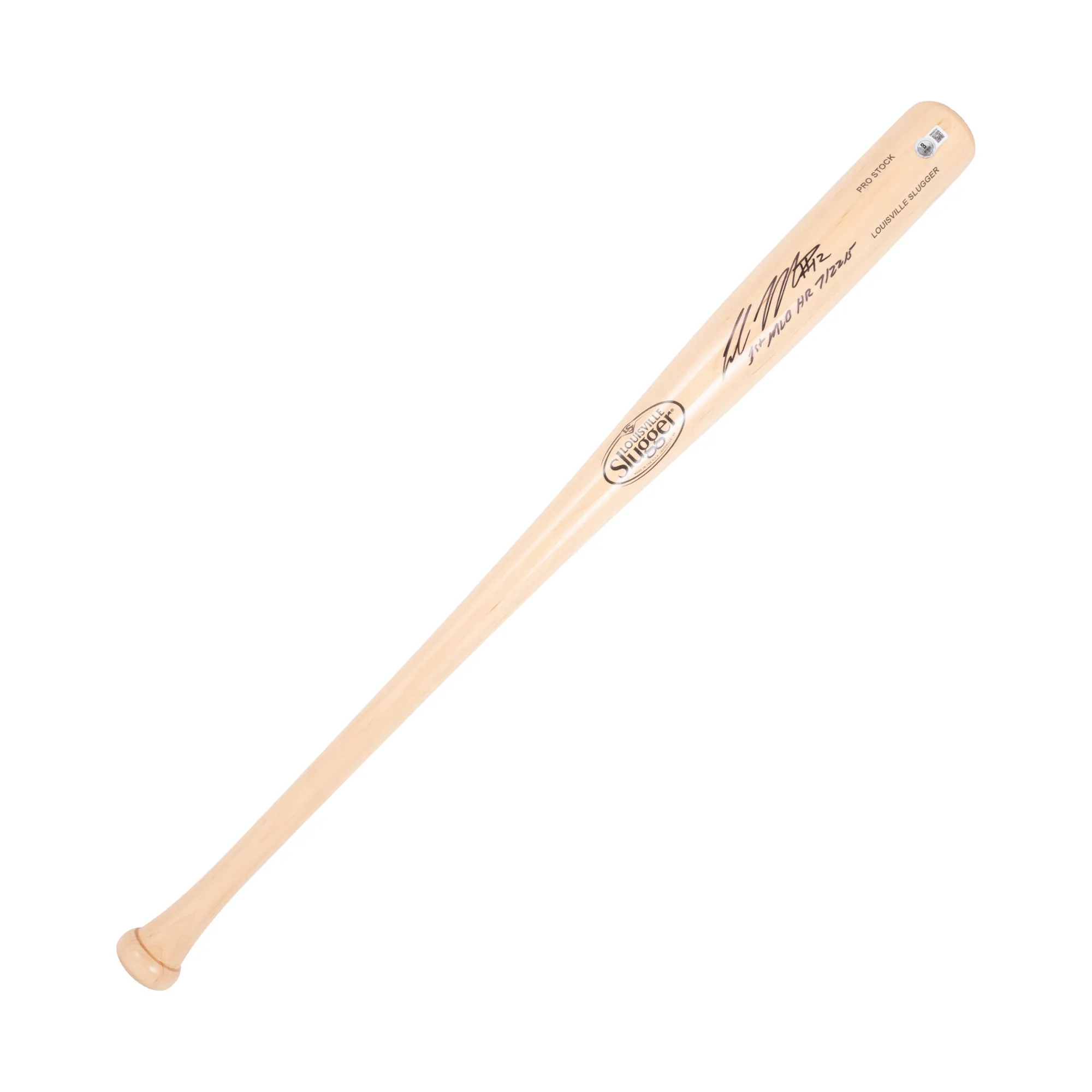 Bâtă de baseball, cu semnătura olografă a lui Colson Montgomery