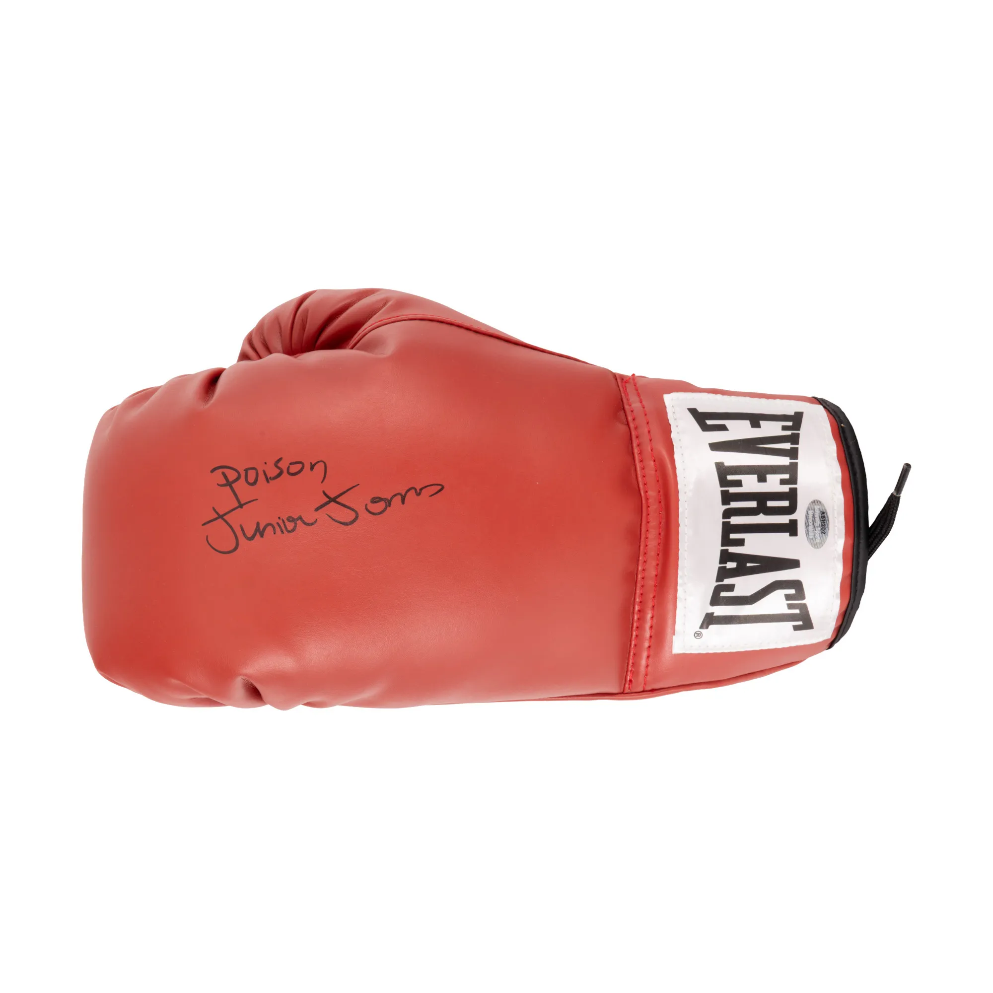 Boxing glove, with Junior Jones' holographic signature