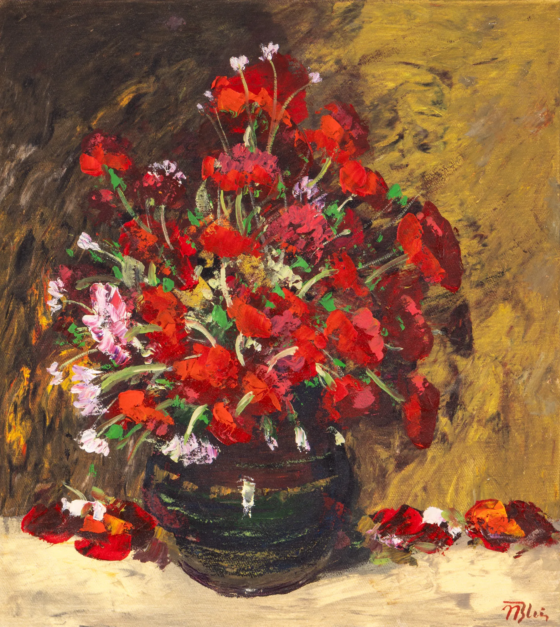 Vase with Carnations