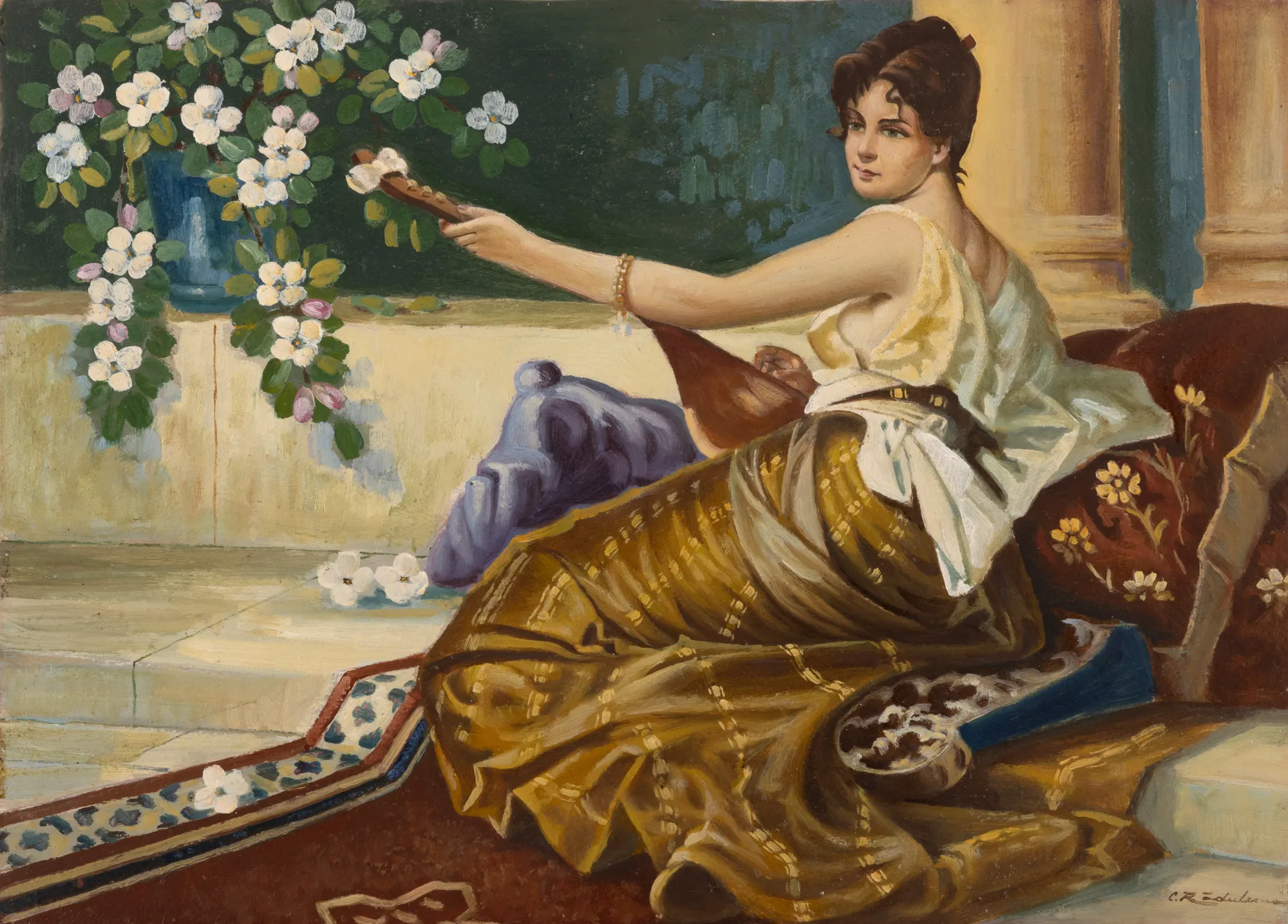 Odalisque with Lute