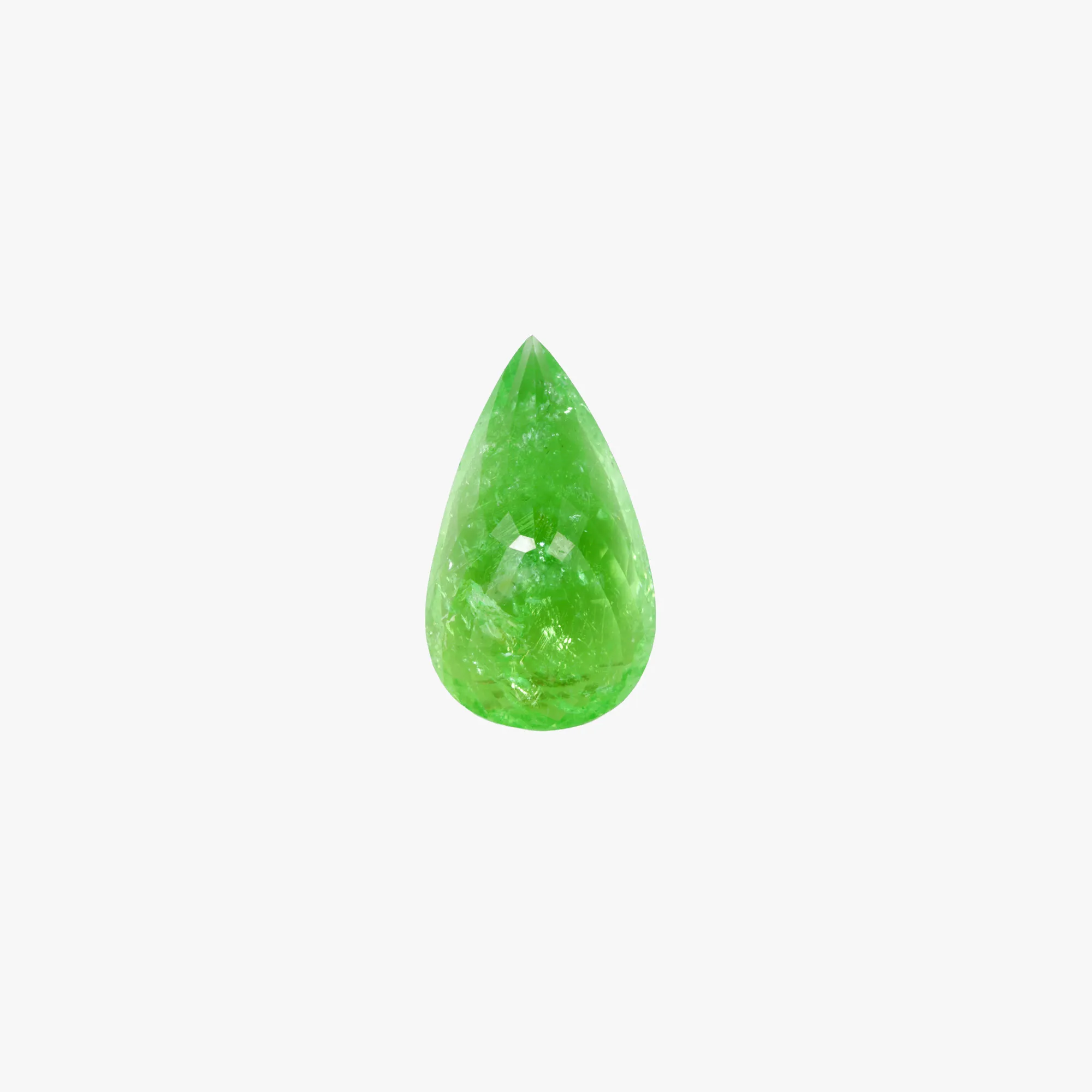 Turmalină Paraiba neon green, cca. 10,25 ct, însoțit de certificat gemologic AIGS