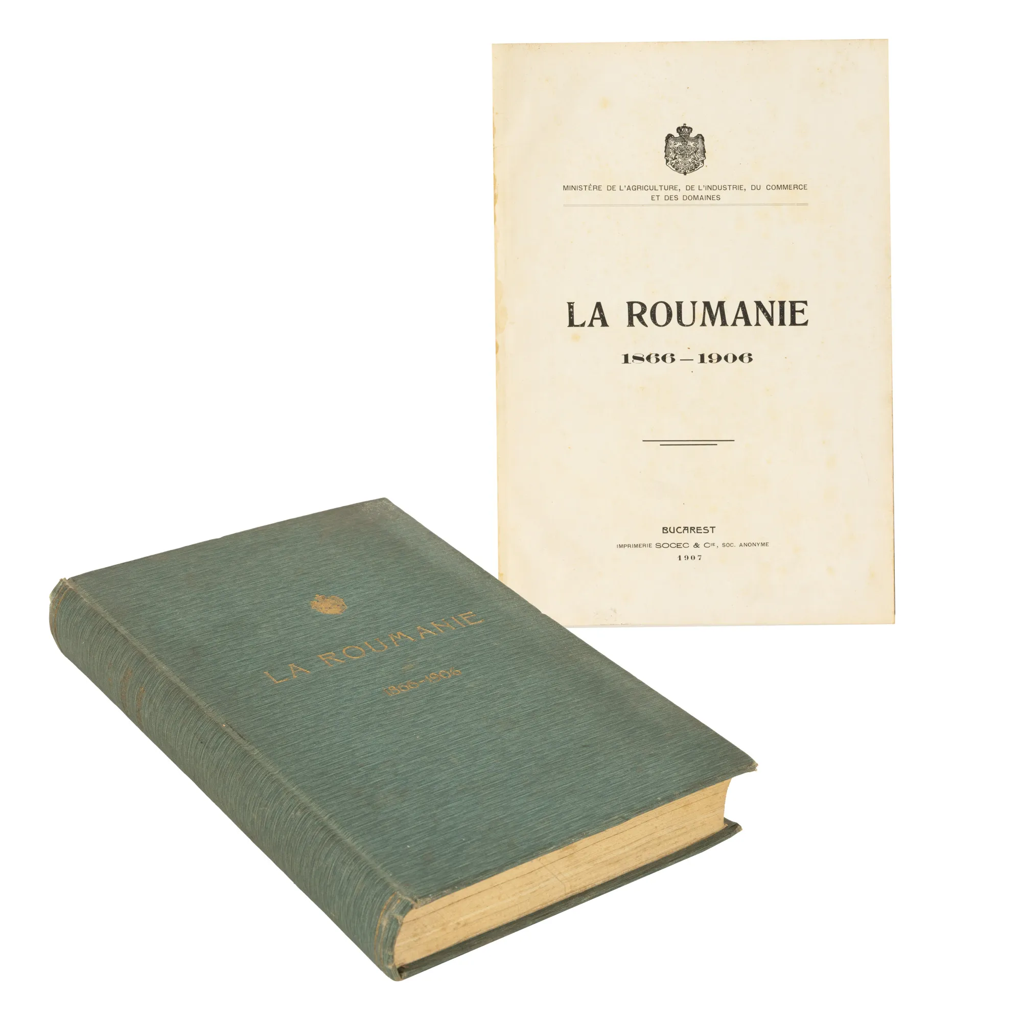 ”România, 1866-1906”, franceză, București, 1907