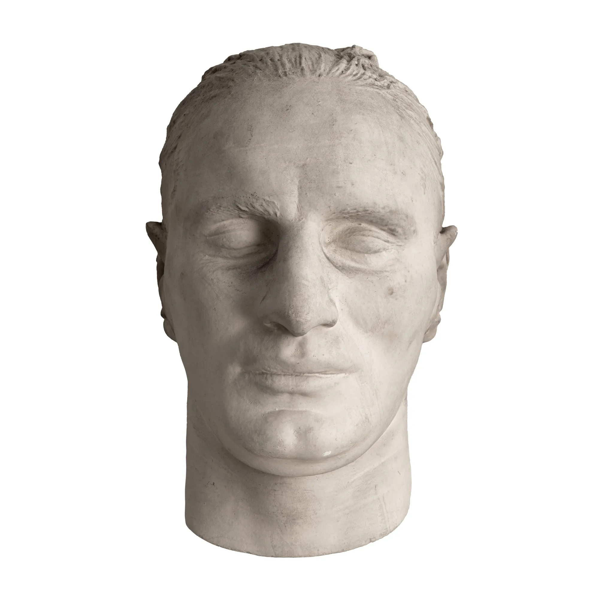 Leopold Gagel's death mask, son of the founder of the famous "Otto Gagel" bakery, supplier to the royal household