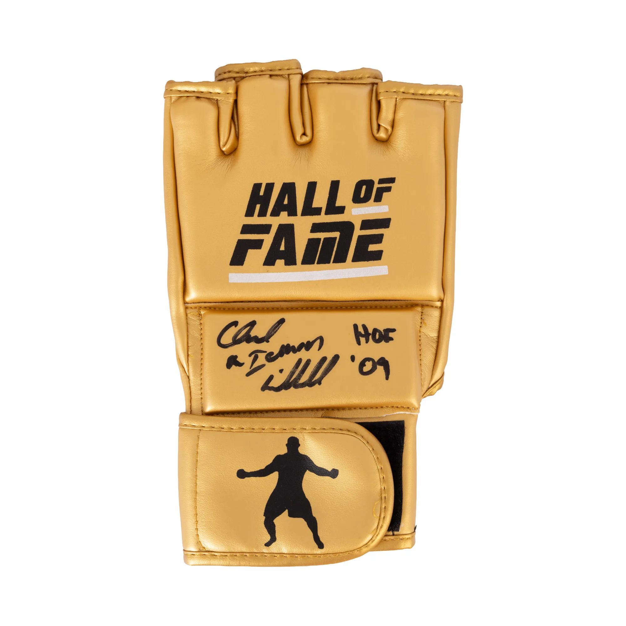 MMA glove, with Chuck Liddell's holographic signature