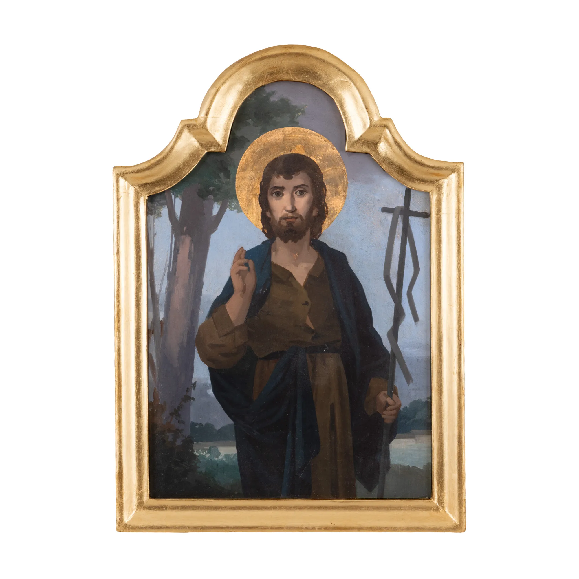 Icon on wood, "John the Baptist", Transylvanian workshop, early 20th century