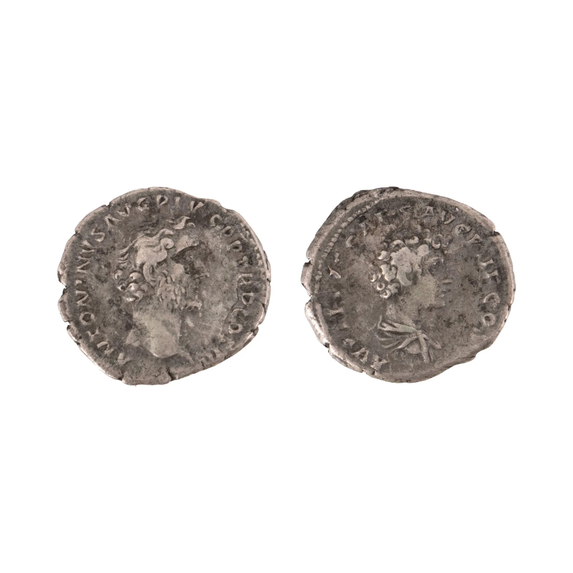Monedă Denarius, Antoninus Pius, Imperiul Roman, 140 e.n., tip Marcus Aurelius caesar, argint