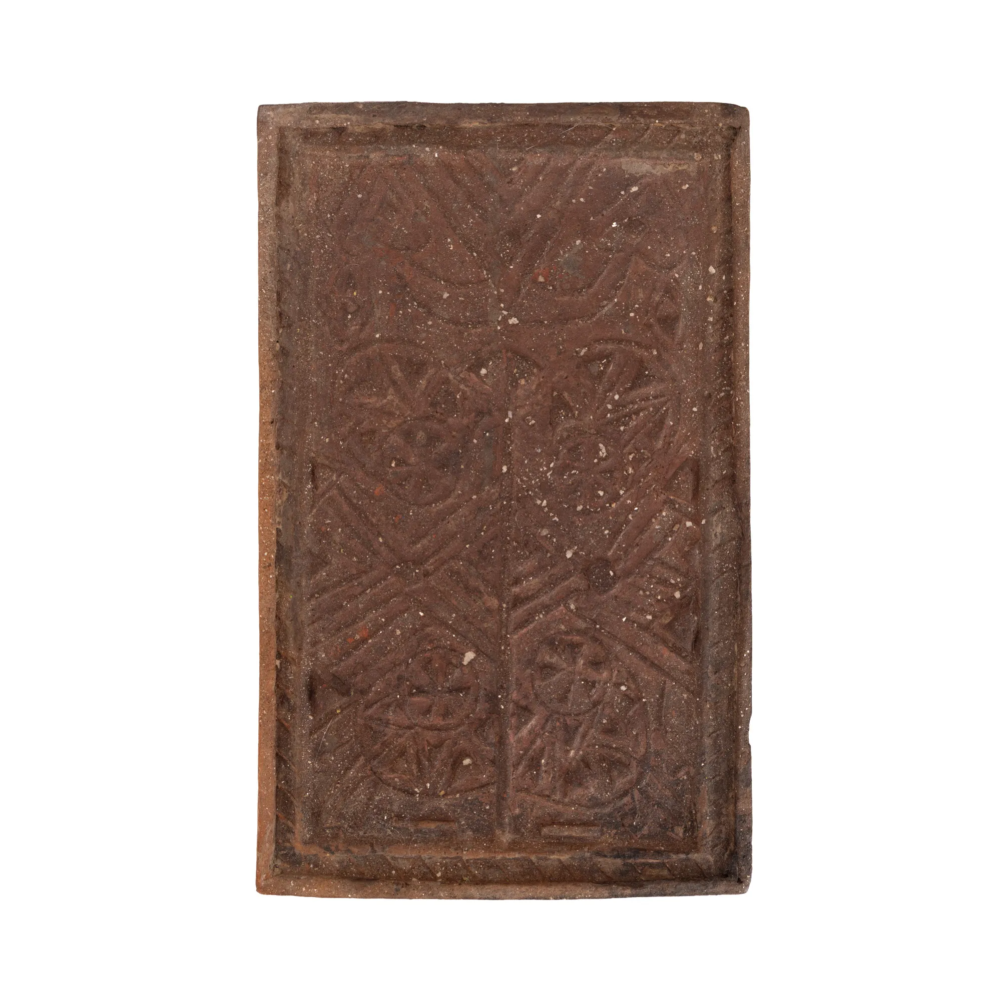Cahlă (placă decorativă) nesmălțuită, Brașov, sfârșitul sec. XVIII-începutul sec. XIX