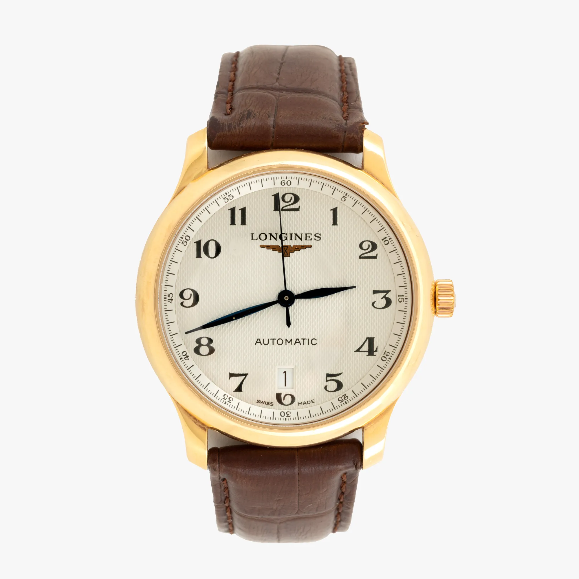 Ceas Longines Master Collection, din aur, de mână, bărbătesc, însoțit de card de garanție