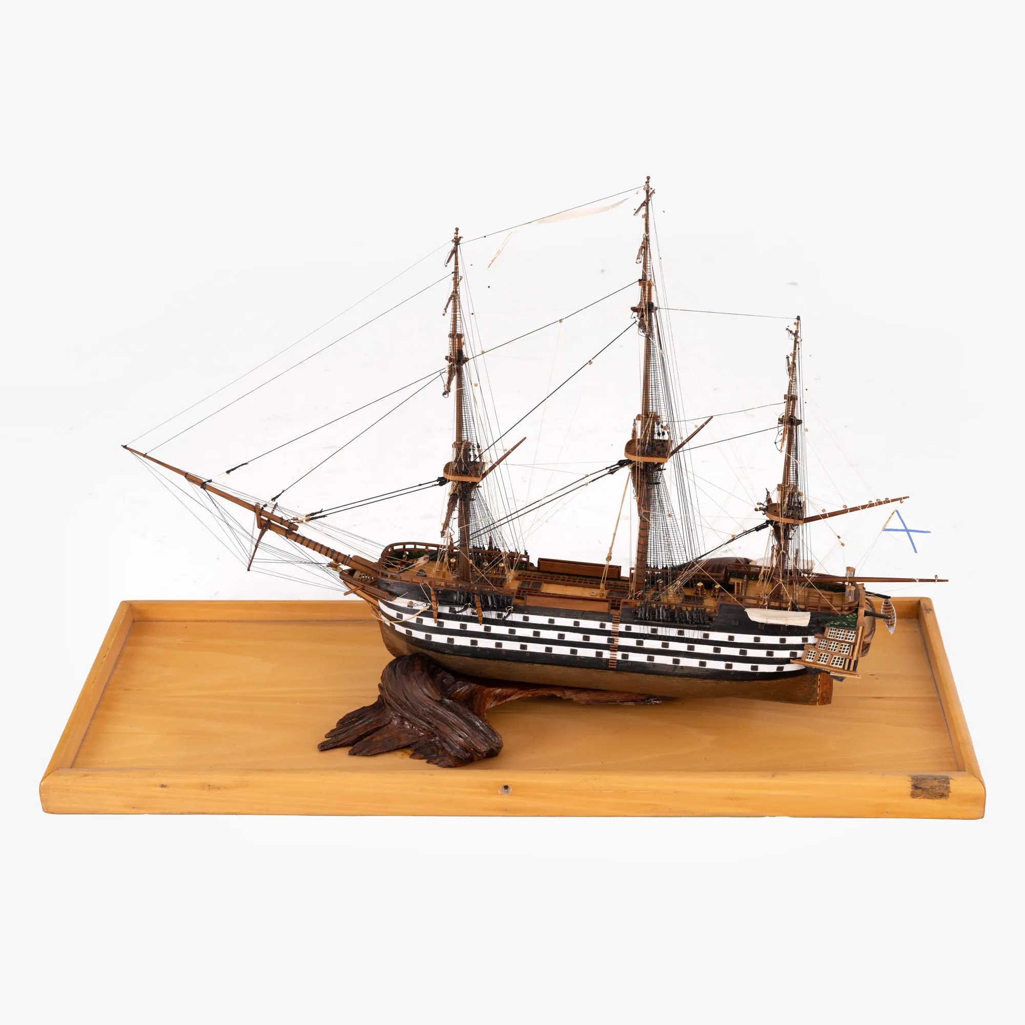 Scale model of the ship Velikiy Knyaz Konstantin (Grand Duke Constantin) from the Russian Imperial Fleet