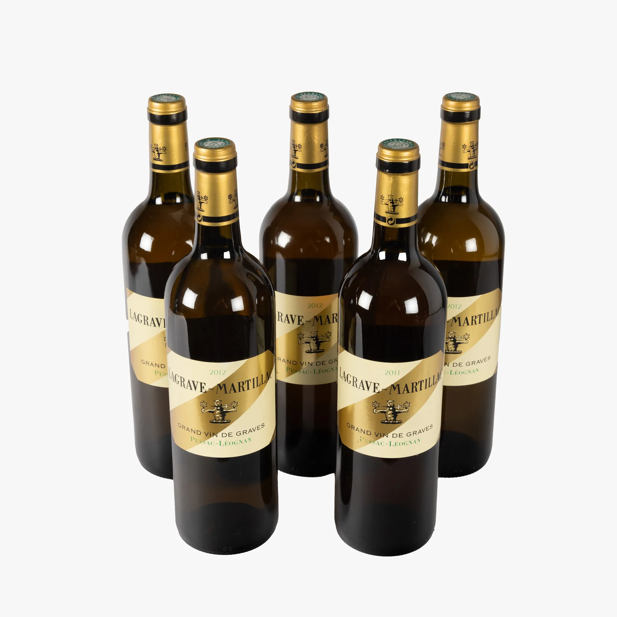 Lagrave-Martillac Pessac-Léognan, 2012, 5 bottles x 0.75l