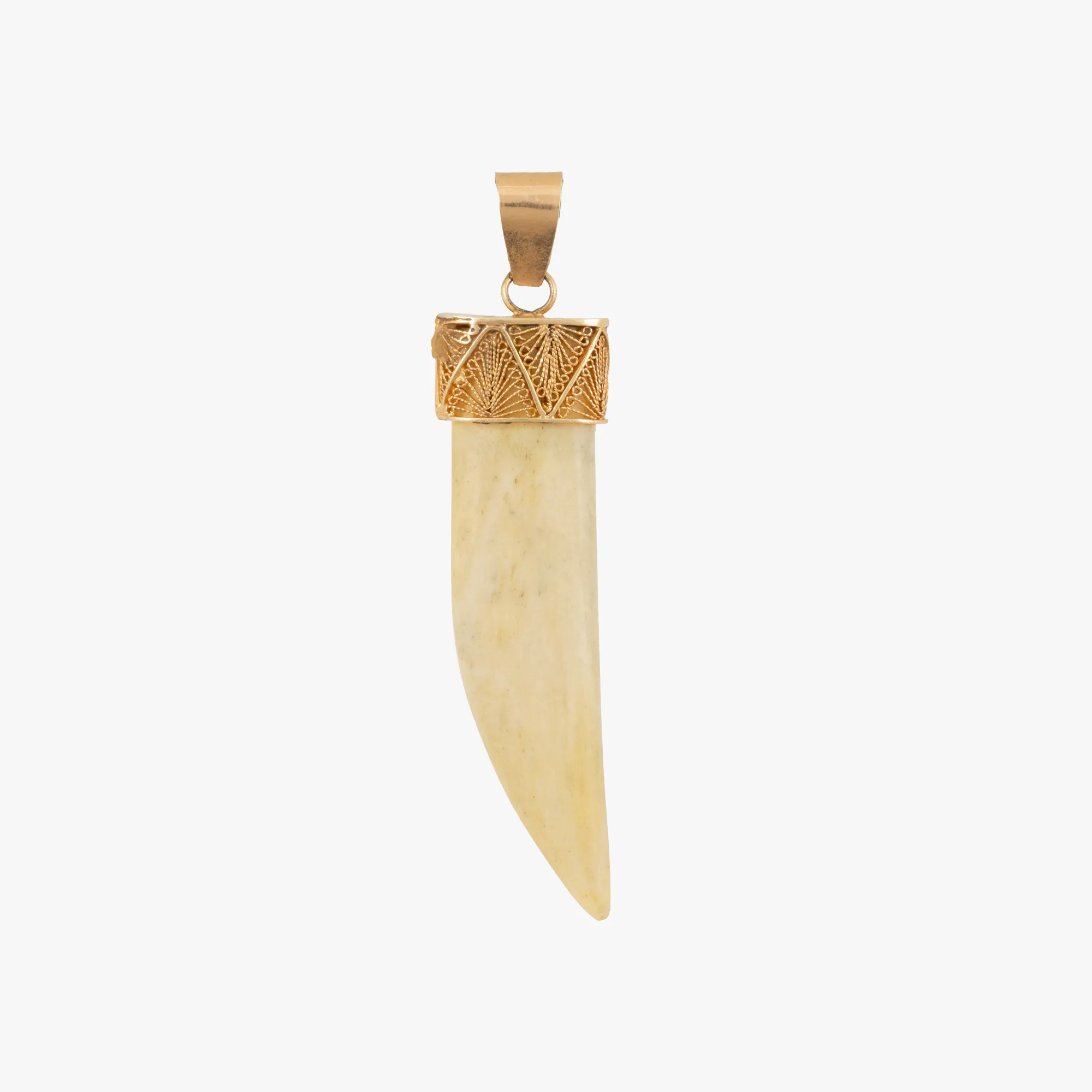 Ivory and Gold Pendant