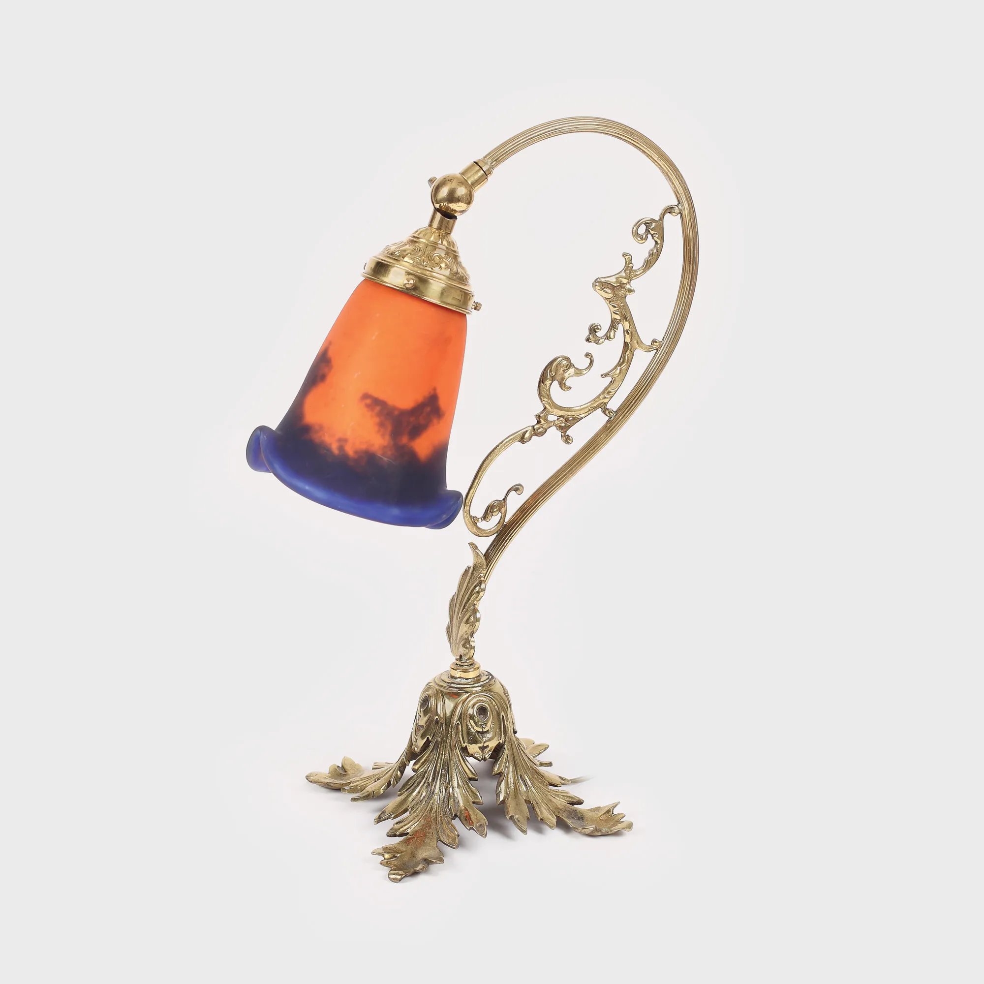 Lampă Degué din bronz doré, cca. 1930