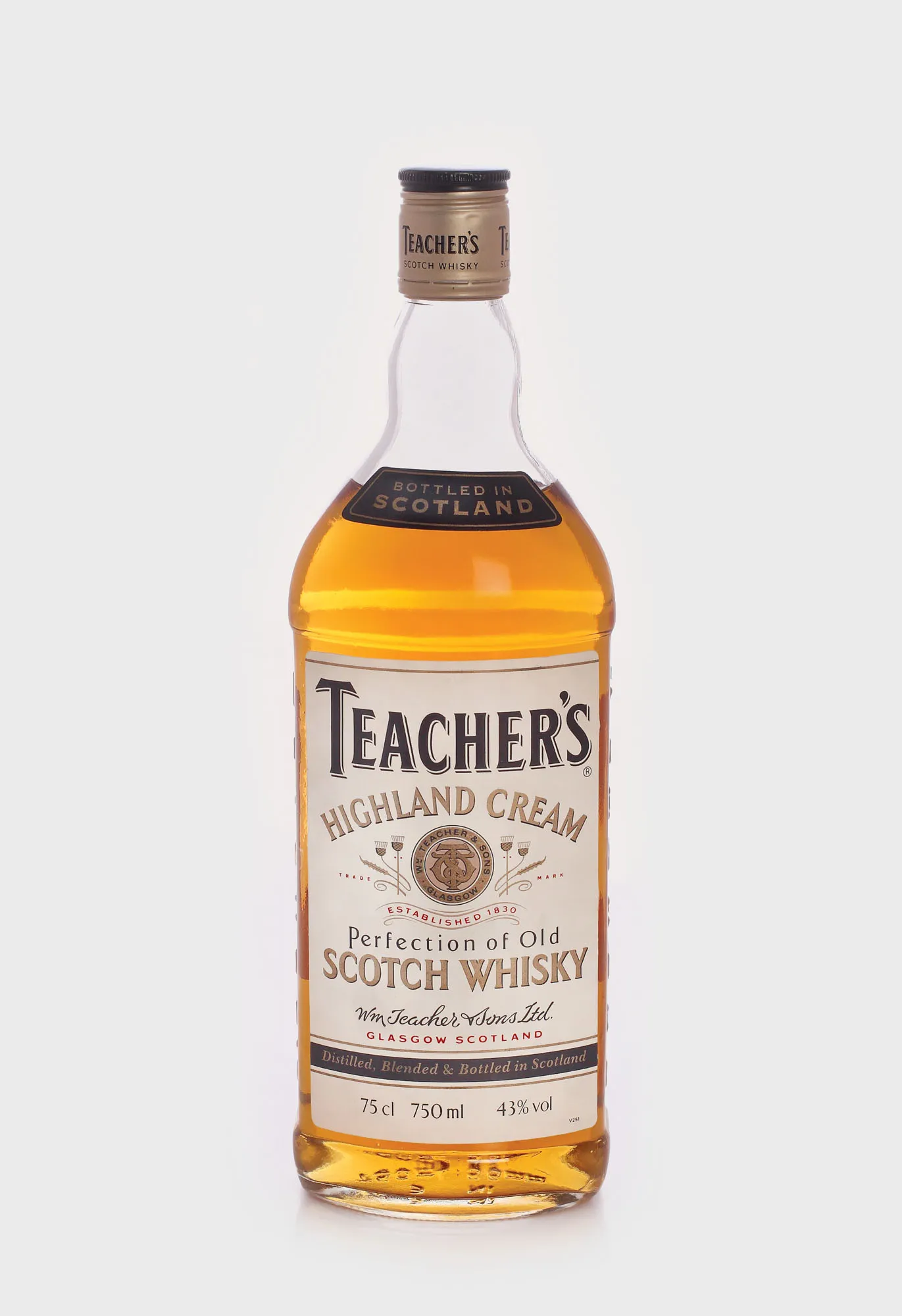 Teacher's blended scotch whisky, Scoția, anii '70