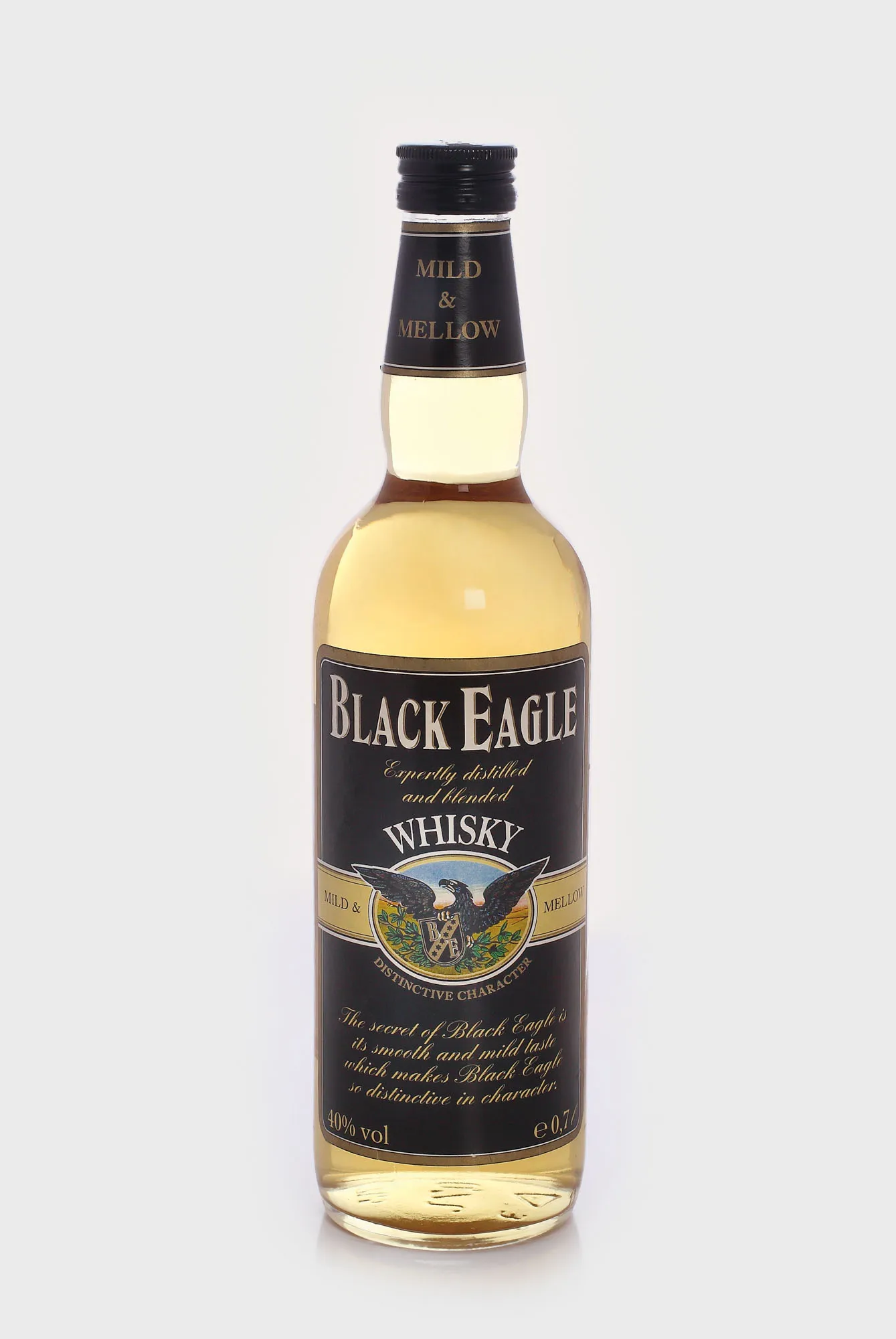 Black Eagle blended scotch whisky, anii '80