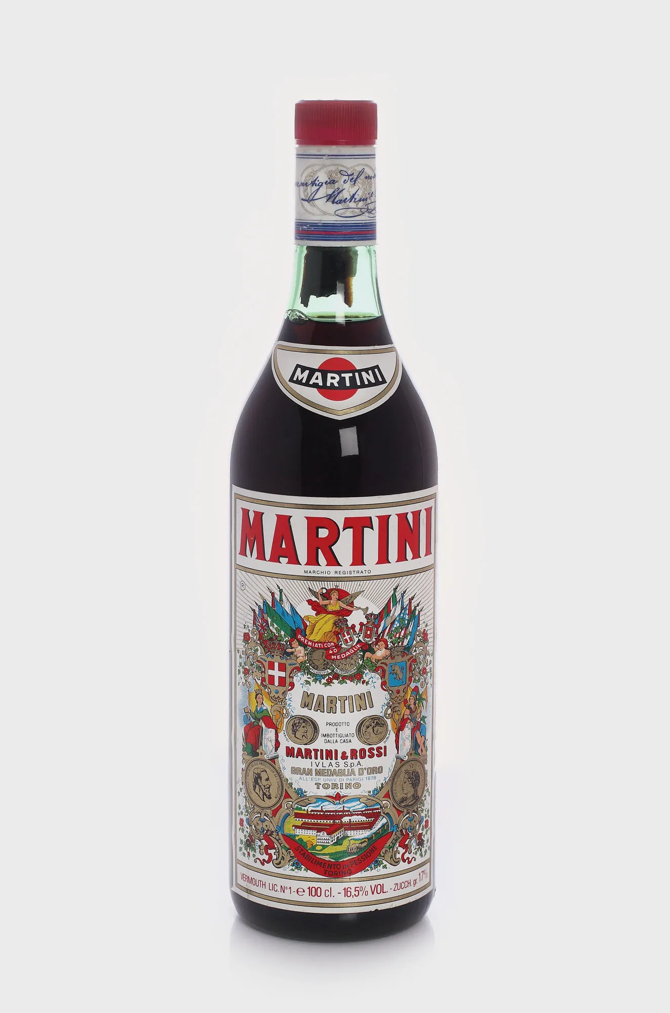 Martini Rosso, vermuth, anii '80