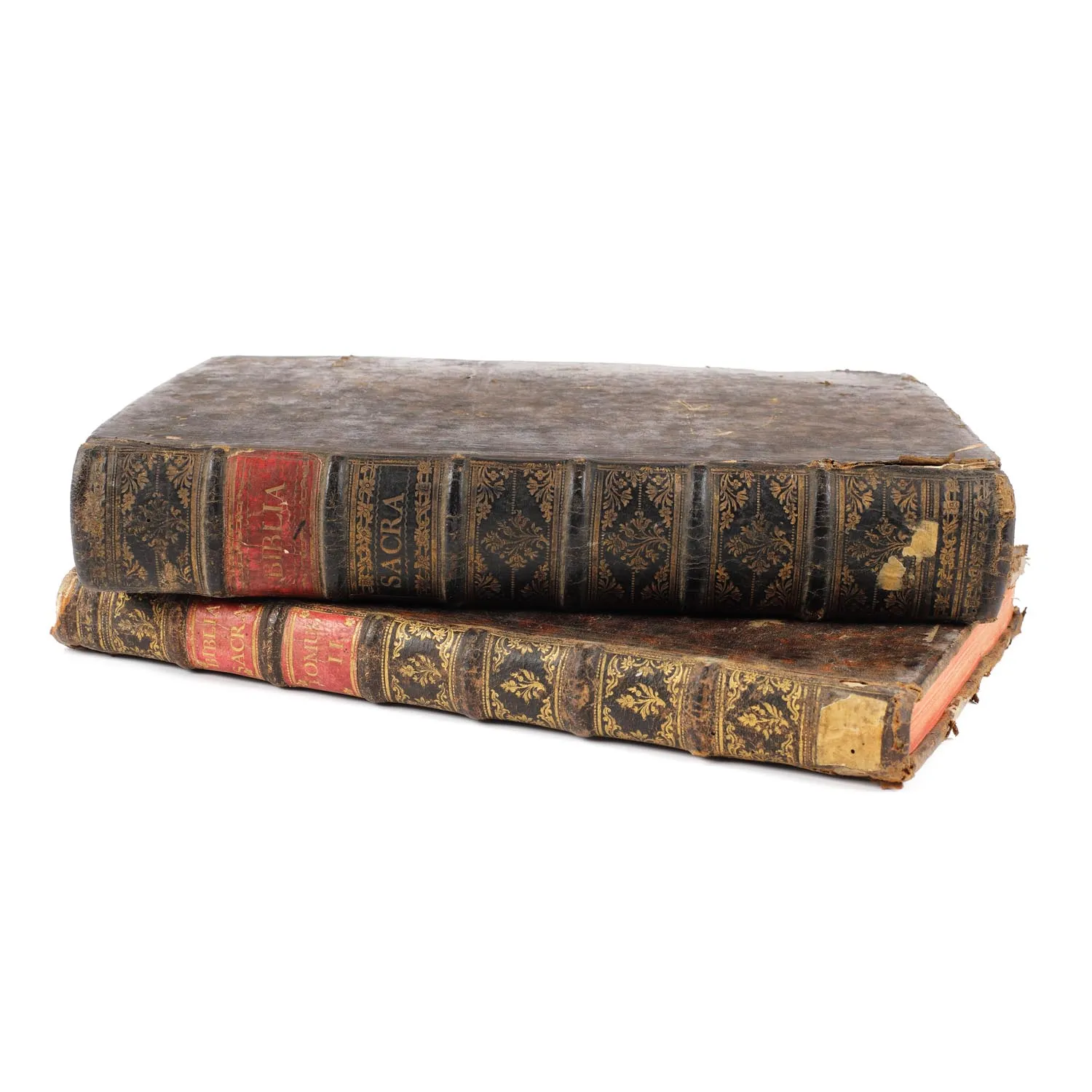 "Biblia Vechiul și Noul Testament", două volume, Viena, 1768, cu ex-libris manuscris Josephi Kerekes, provine din colecția Jean-Philippe Guilbert