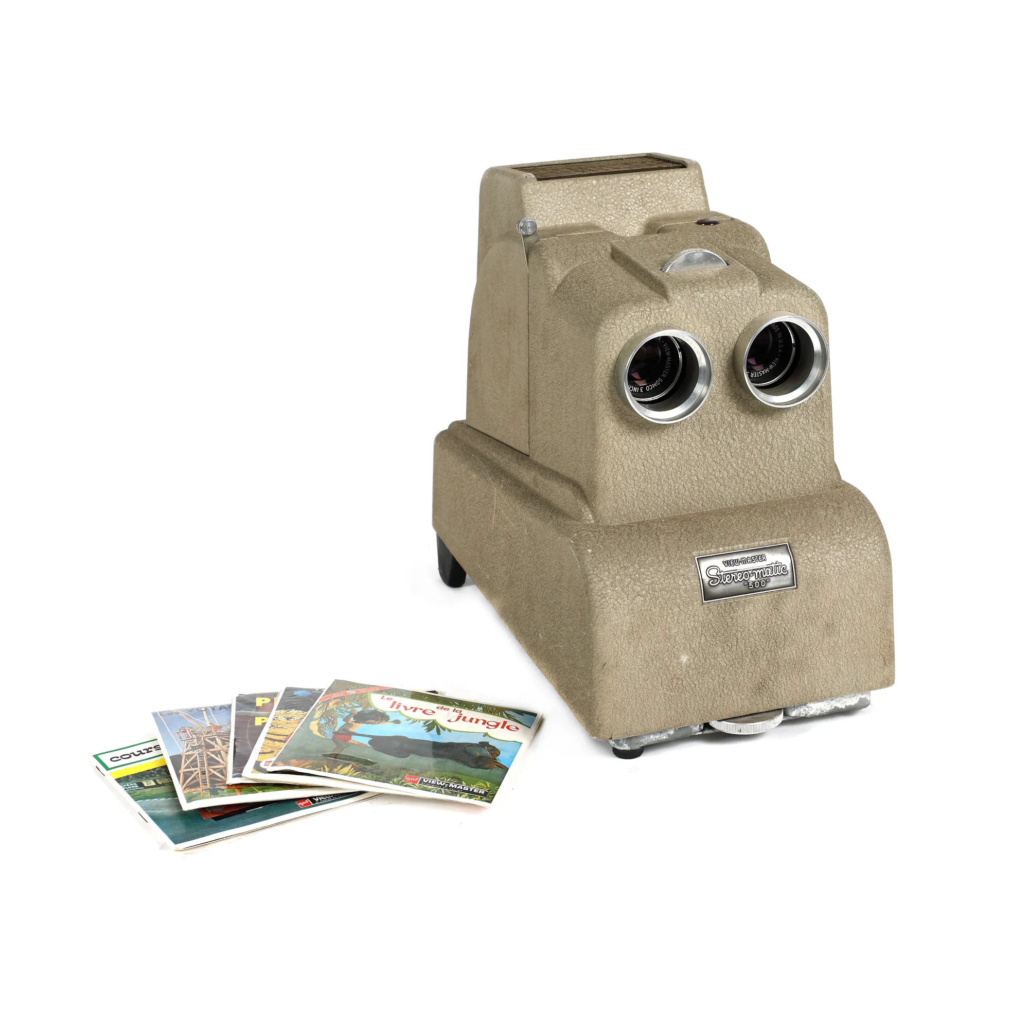Proiector de imagini 3D View-Master, model Stereo-matic 500, Statele Unite ale Americii, cca. 1950