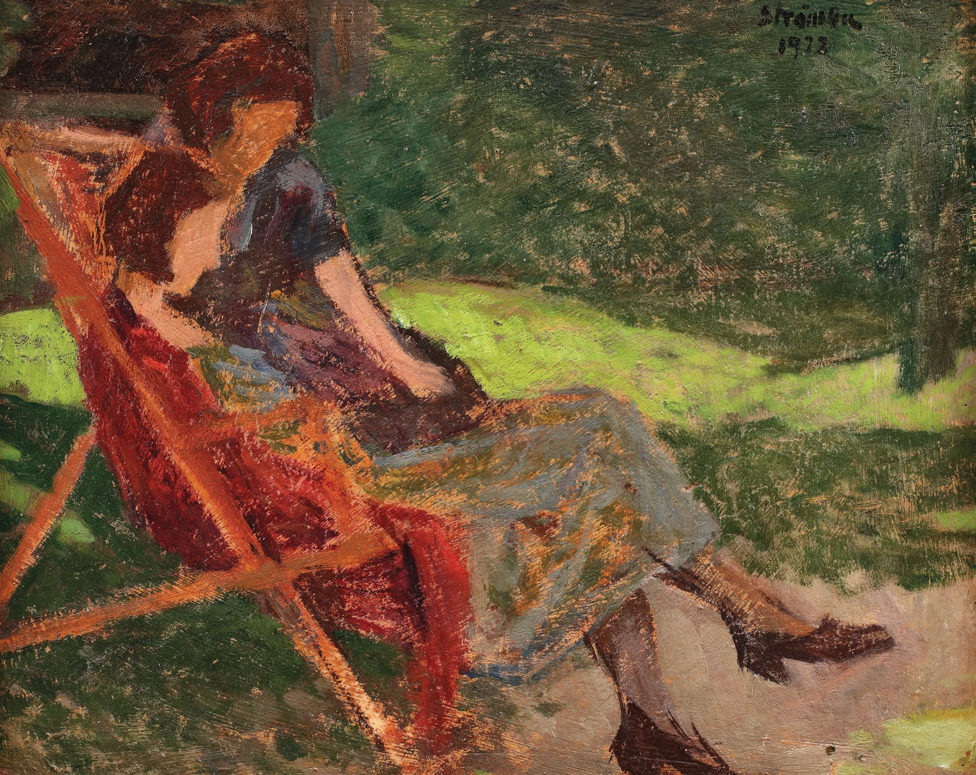 Reading In The Garden