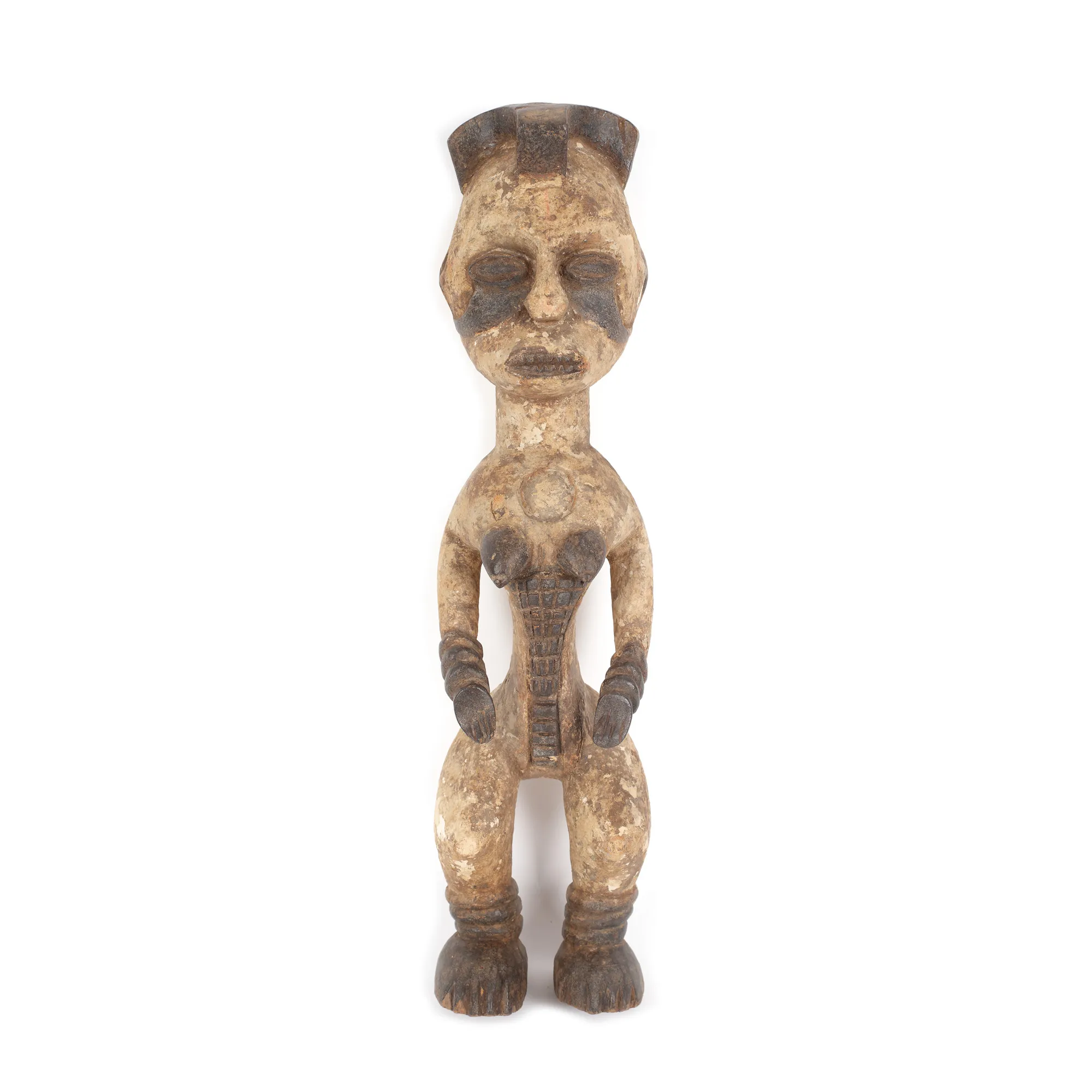 Statuetă africană Bété, Coasta de Fildeș, prima jumătate a sec. XX