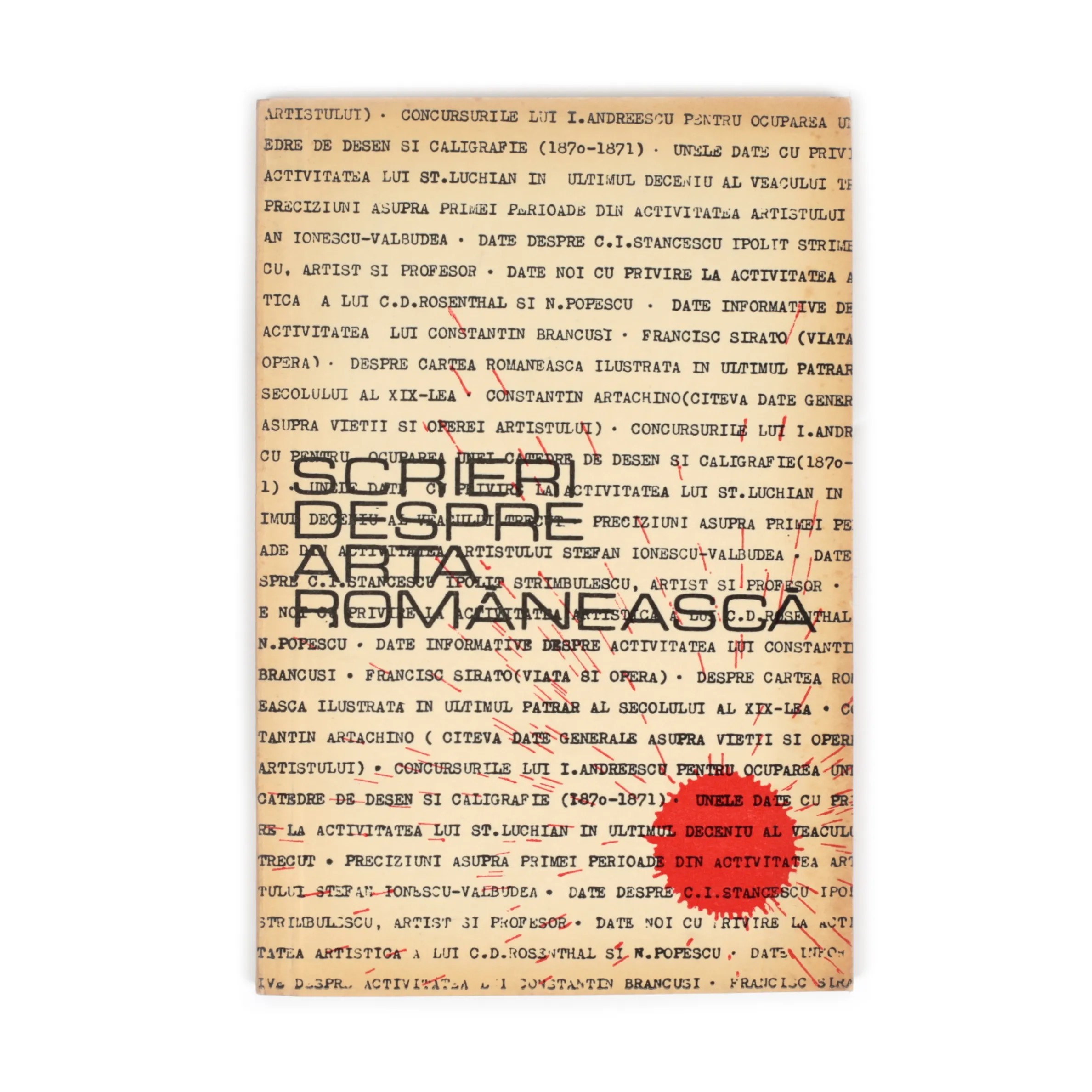 ”Scrieri despre arta românească”, de Petre Oprea, București, 1971
