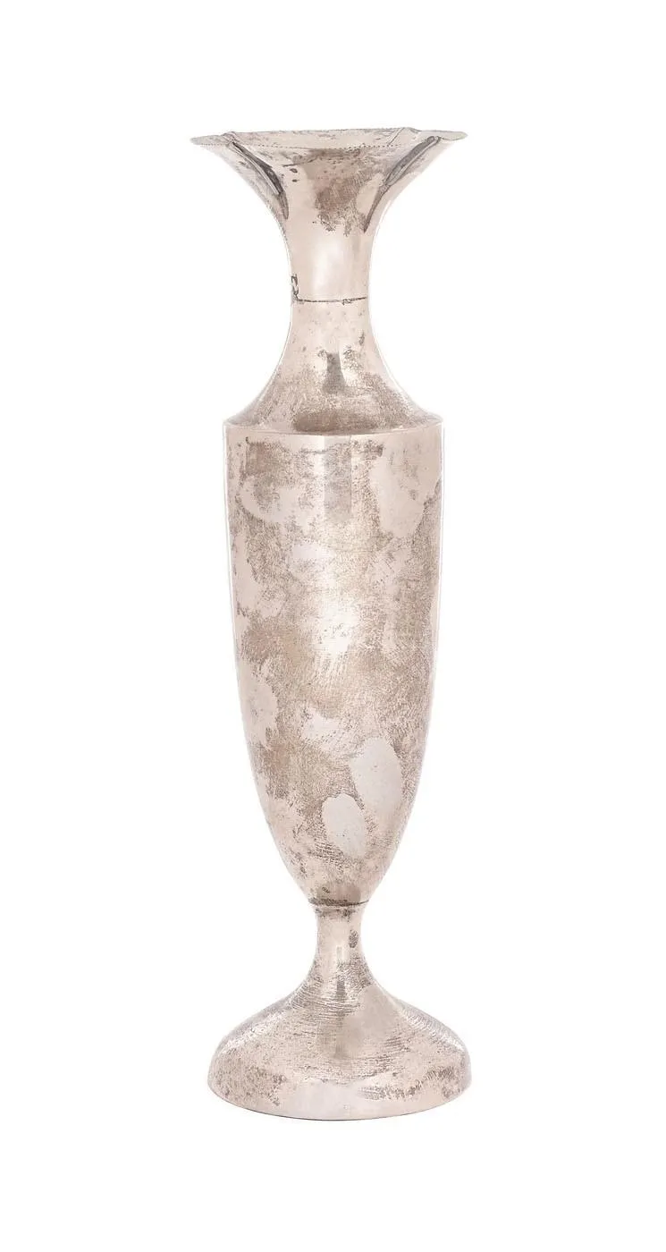 Silver soliflor vase, 19th century