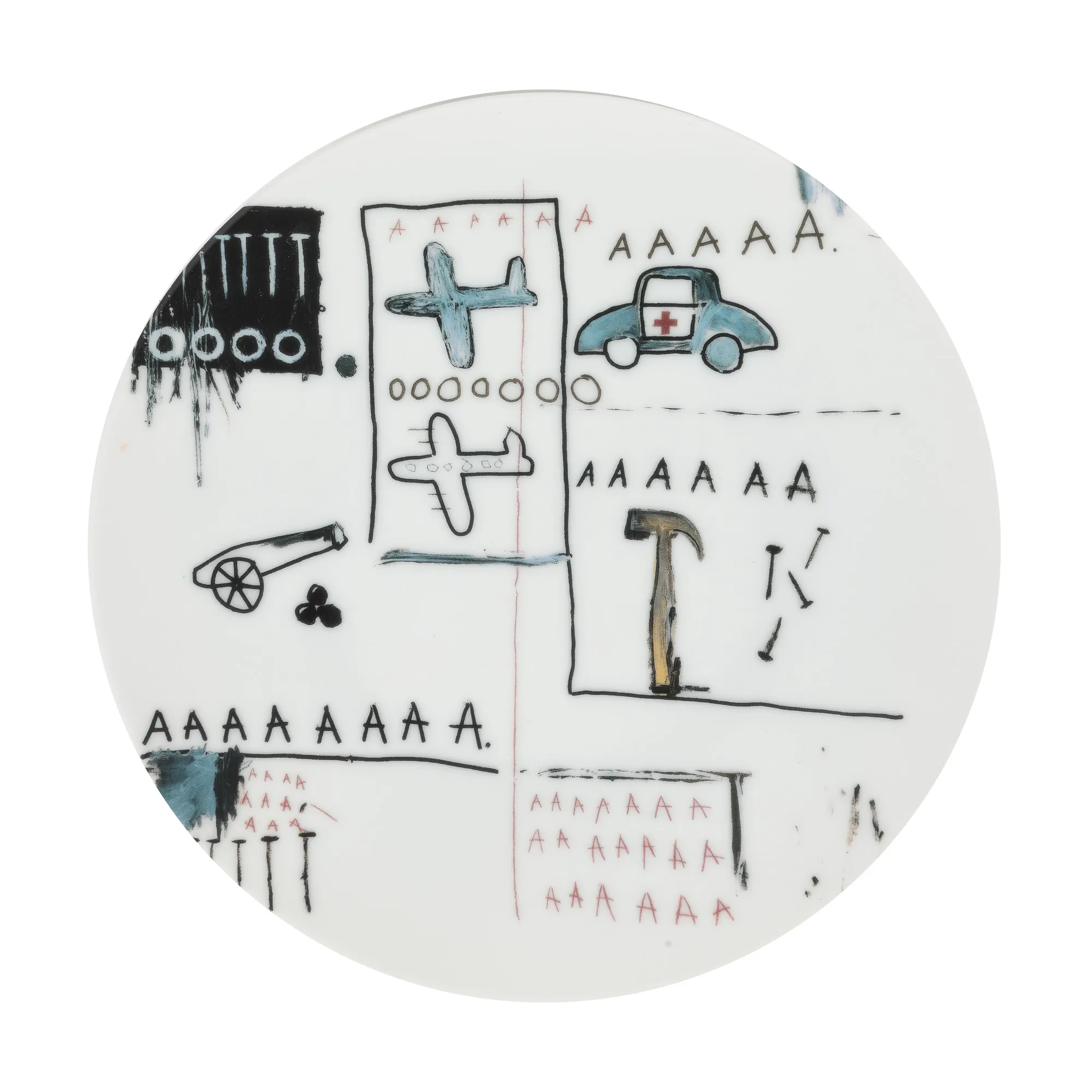 "Untitled" - platou decorativ Jean-Michel Basquiat